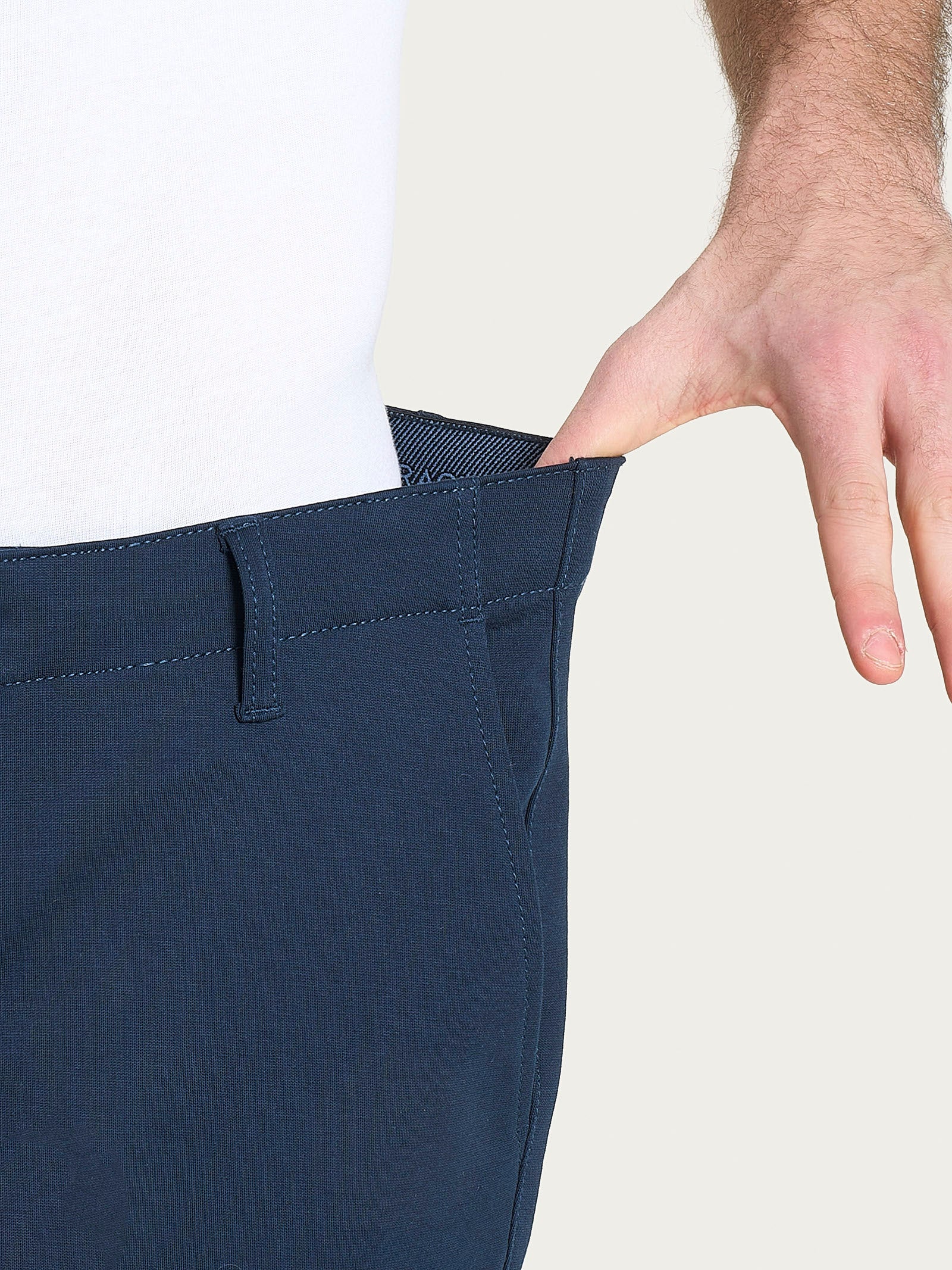 Ragno Cotton Compact pantalone chino tasche america blu