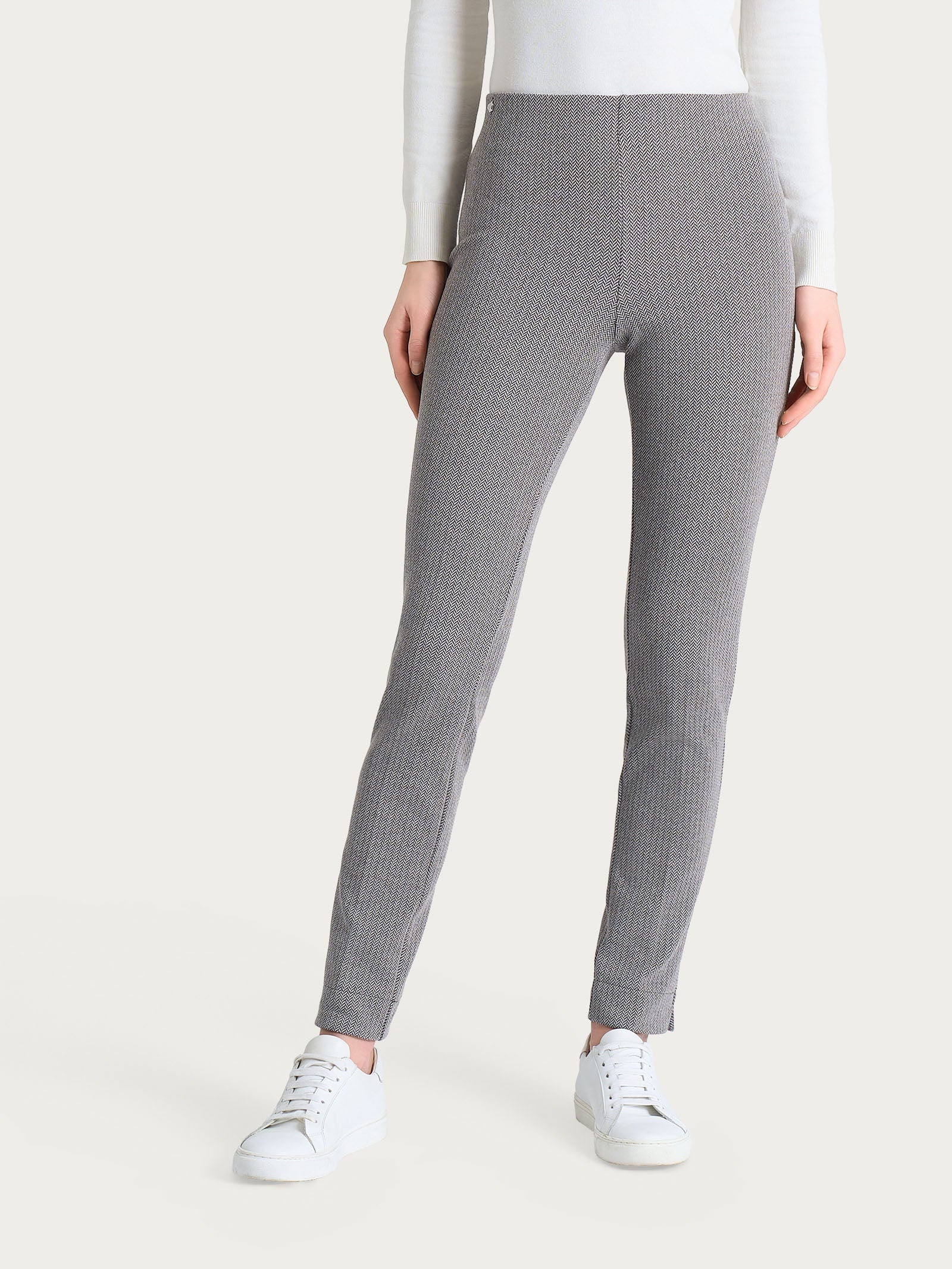Ragno Compact Pantalone a sigaretta pantalone Chocolate spina