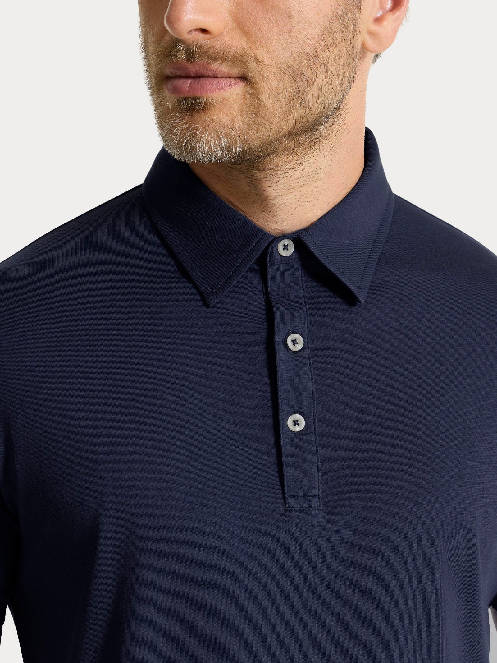 Ragno Puro Cotone Polo Mercerized cotone blu