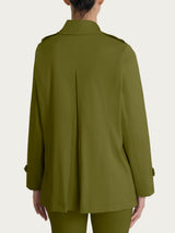 Ragno Satin Power WR Trench leggero verde cotone