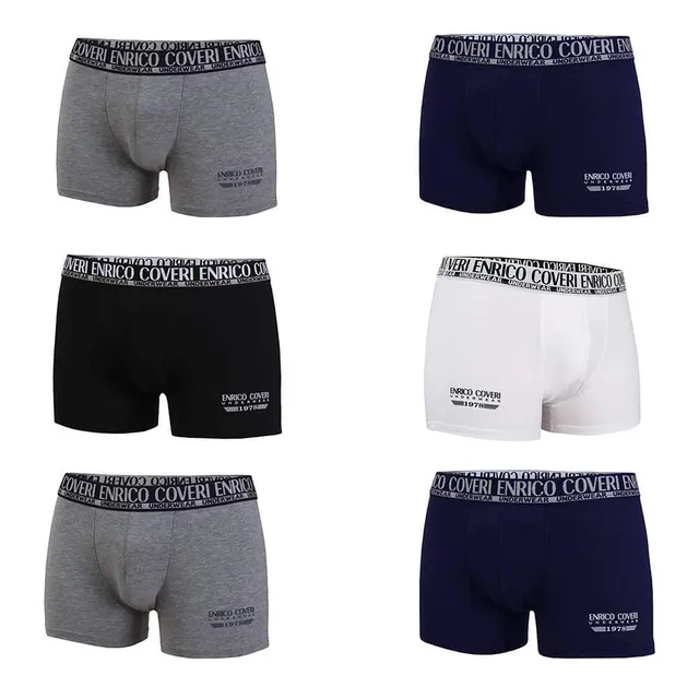 Enrico Coveri Boxer Uomo Cotone 6 Pezzi Taglia M Elasticizzati