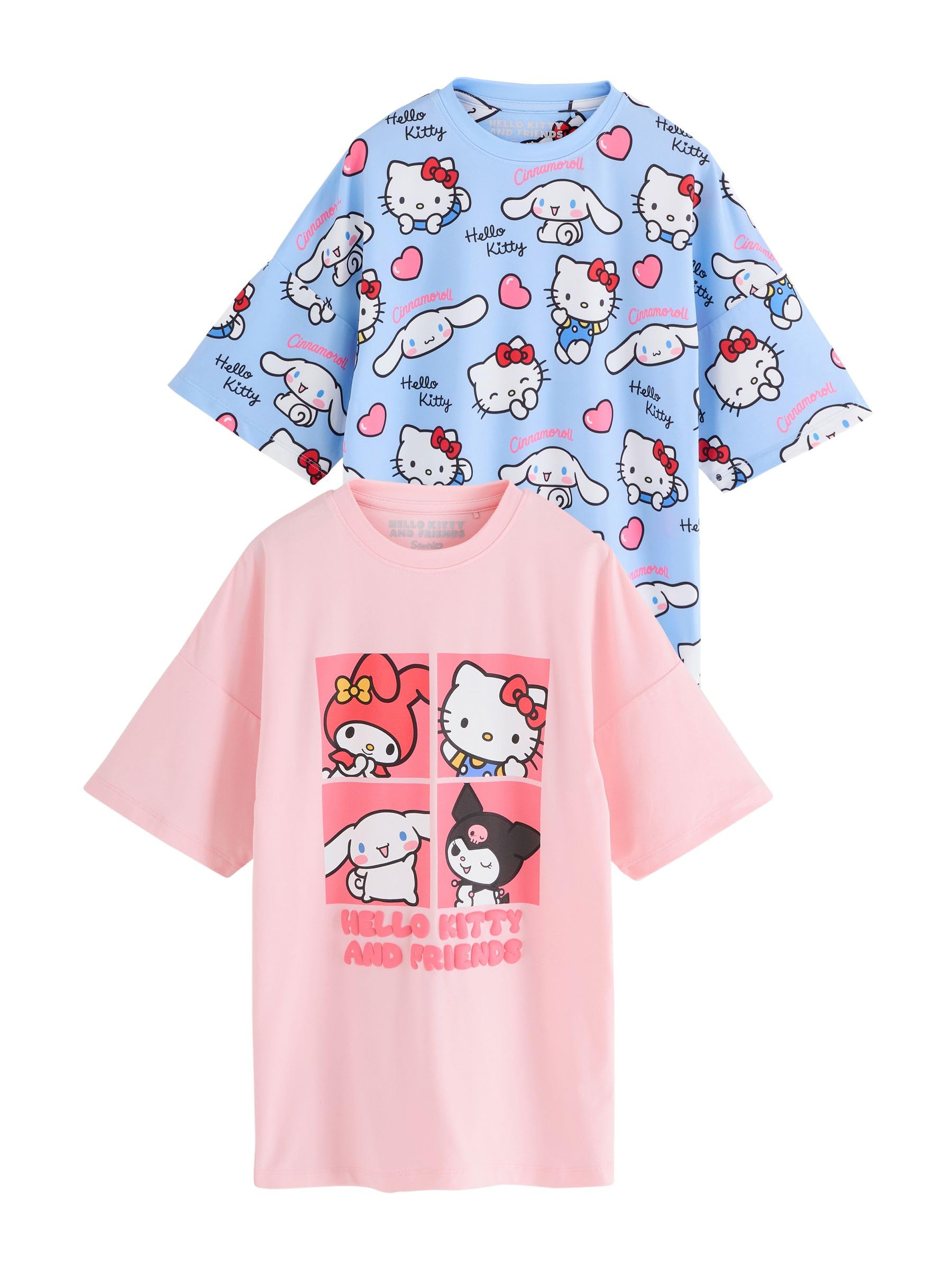 Next Hello Kitty camicia da notte bambina 2 pezzi 134 lavabile