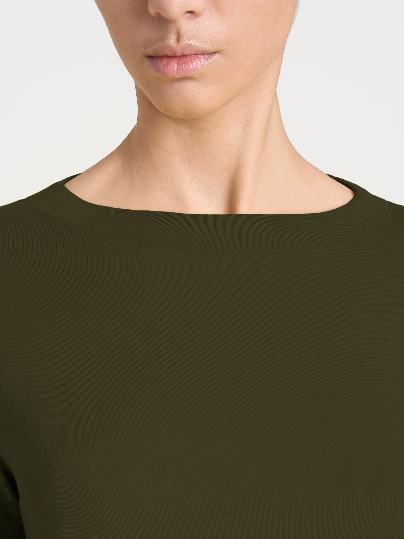 Ragno Eco Viscosa Maglietta barchetta Dark Olive viscosa