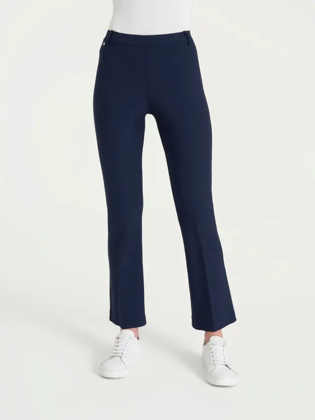 Ragno Compact pantalone flare caviglia Persia vita elasticizzata