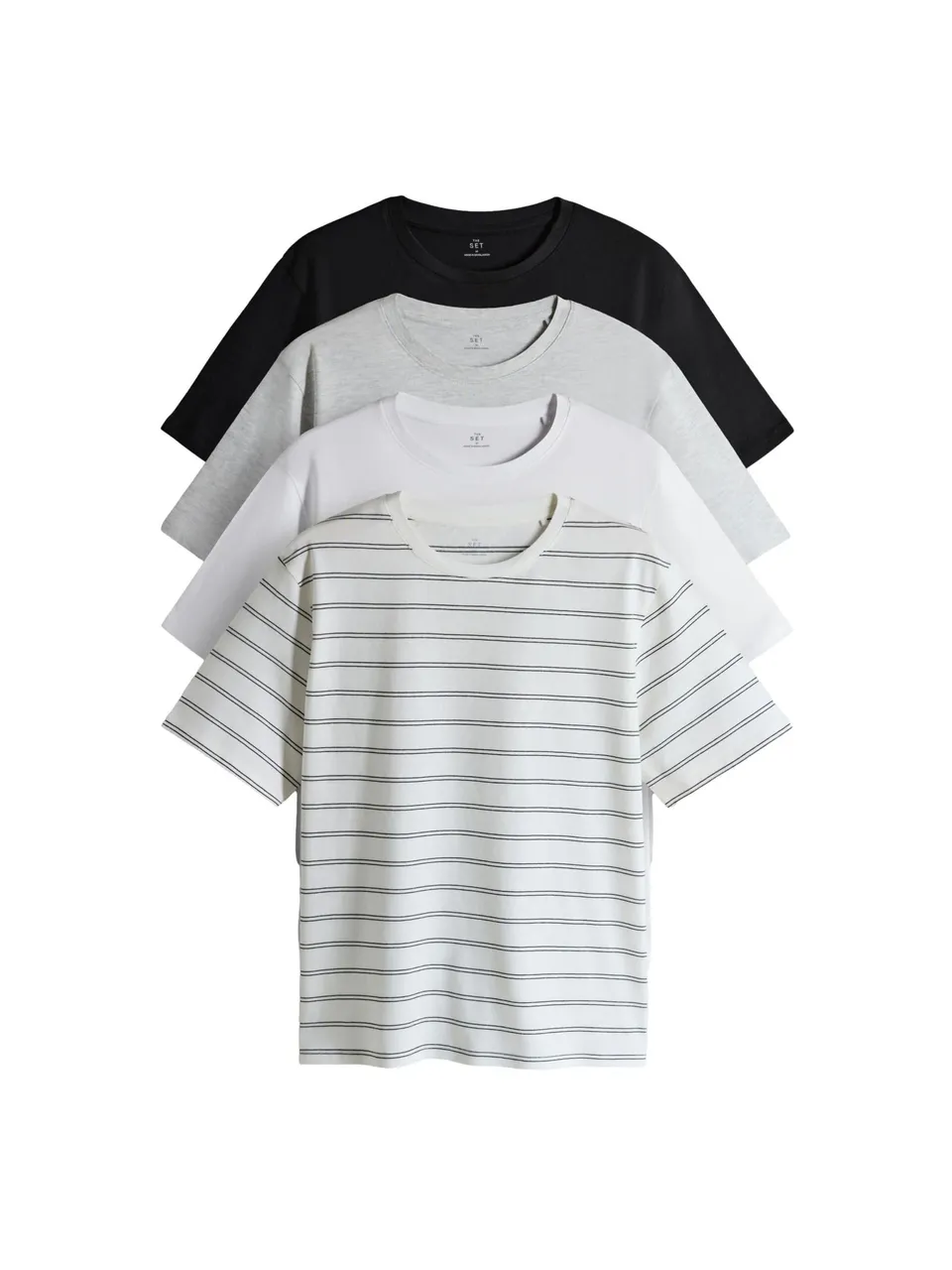 Geo Next The Set T-shirt donna cotone 4 pezzi manica corta