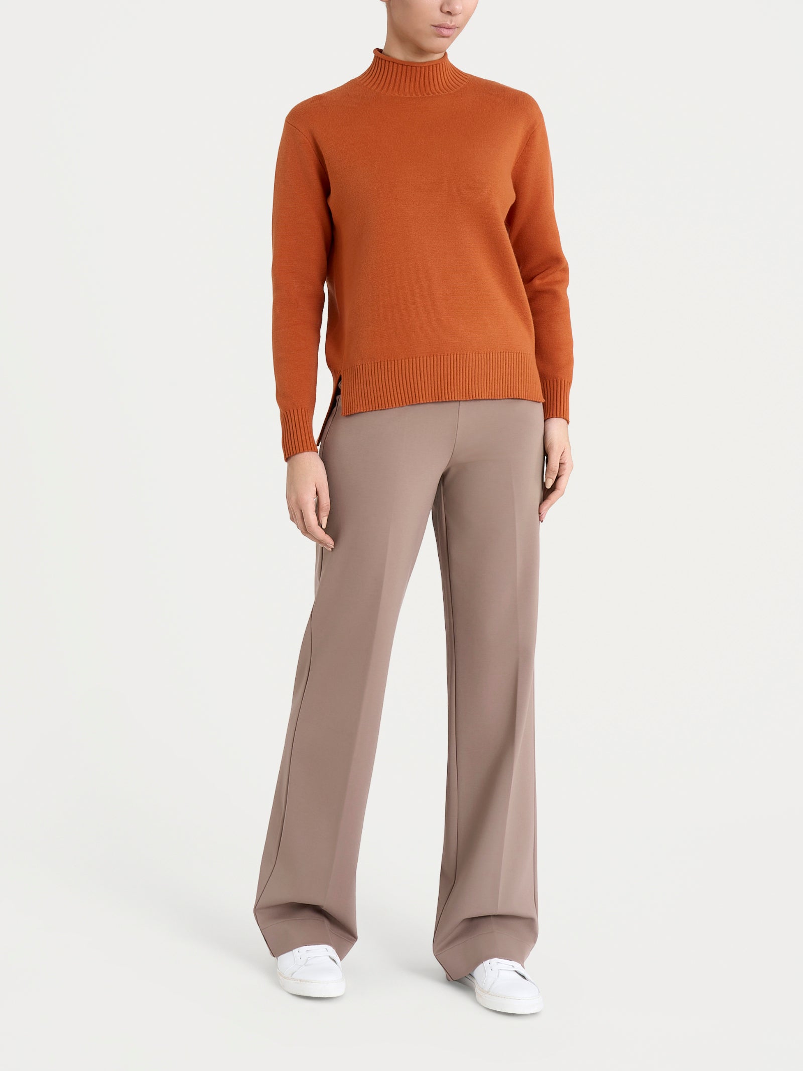 Ragno Super Soft lupetto Rust misto viscosa
