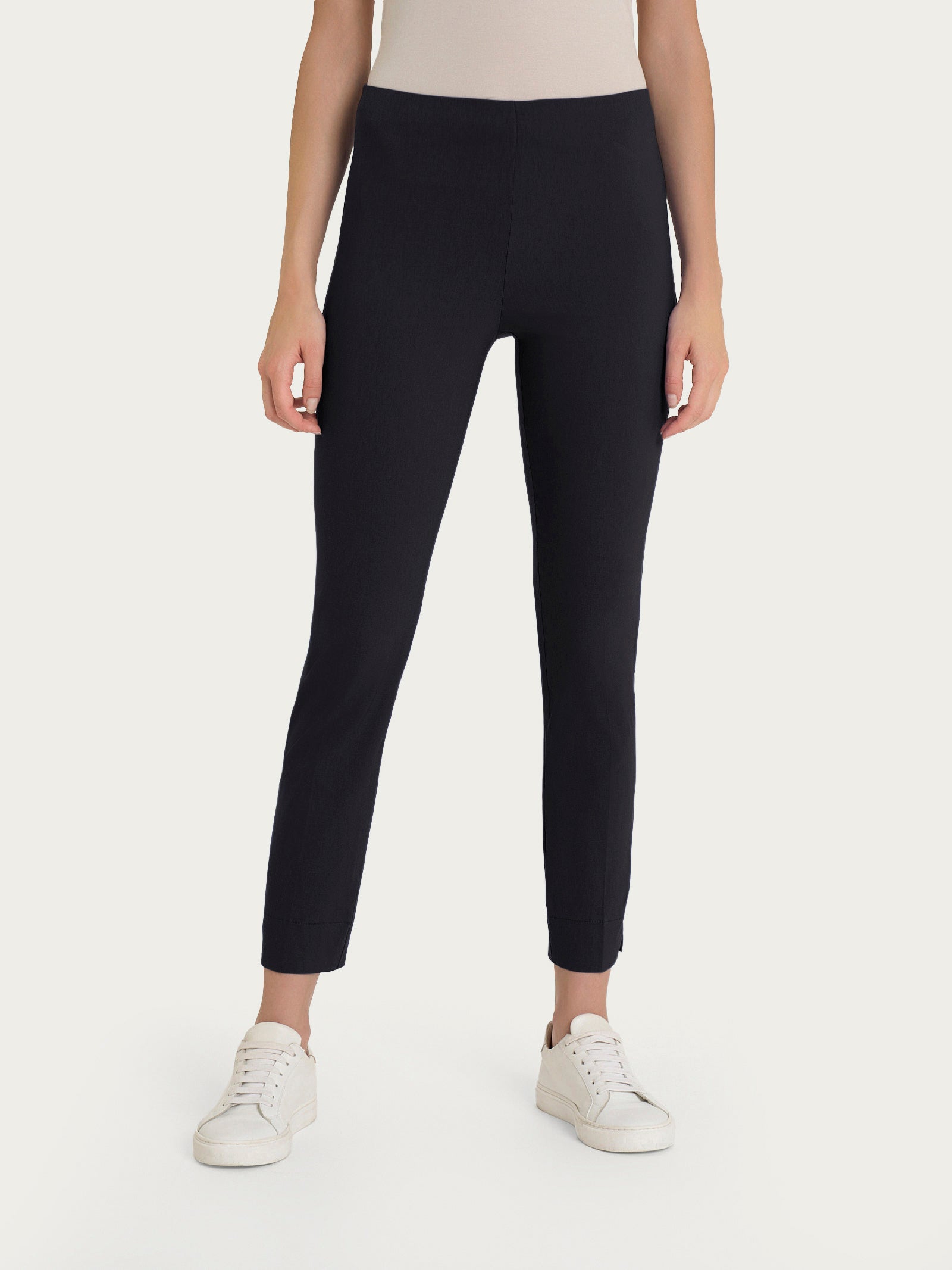 Ragno Super Fresh Pantalone Capri Nero con Spacchetti
