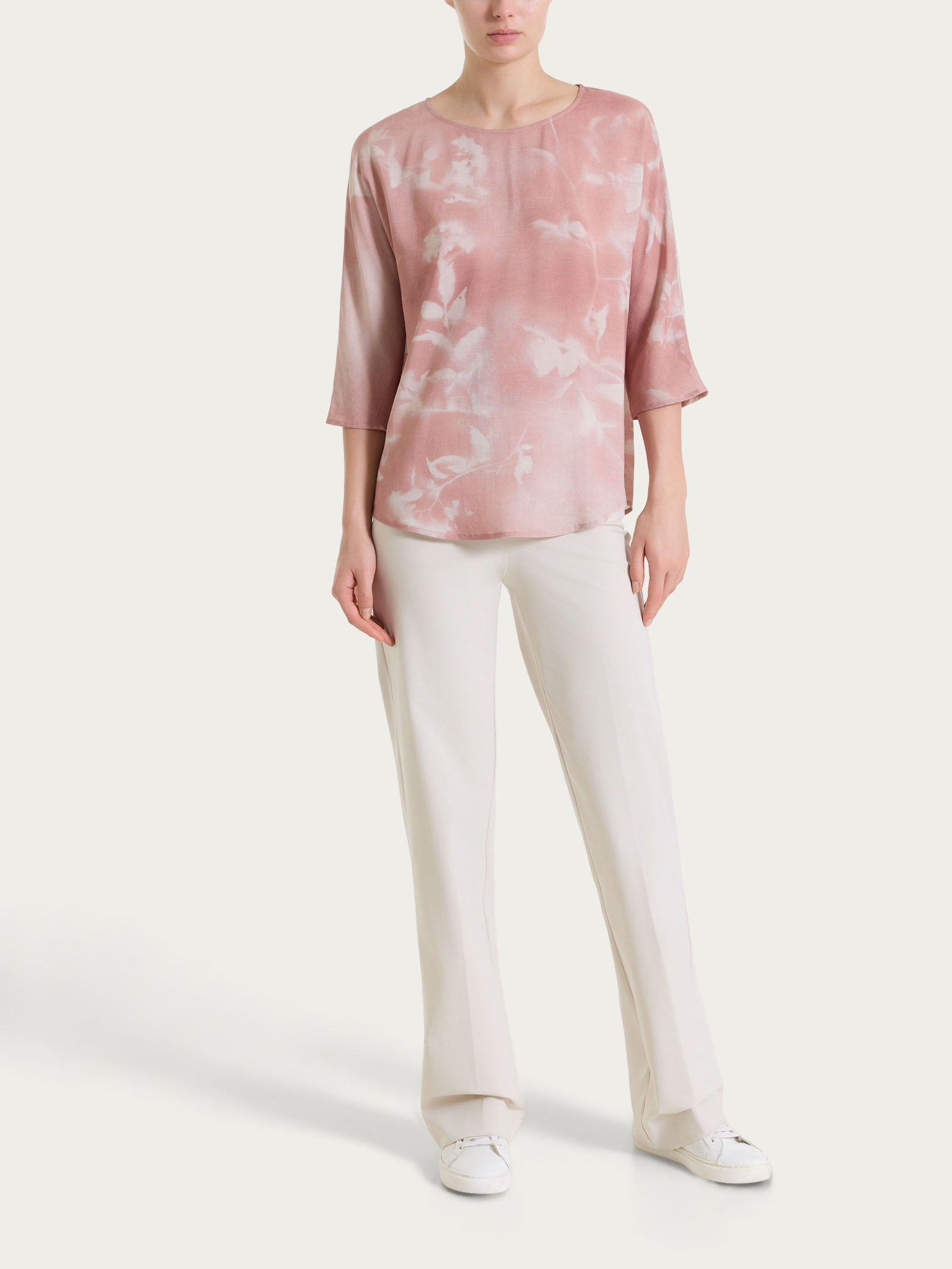Ragno Compact Light pantalone ampio cotone champignon