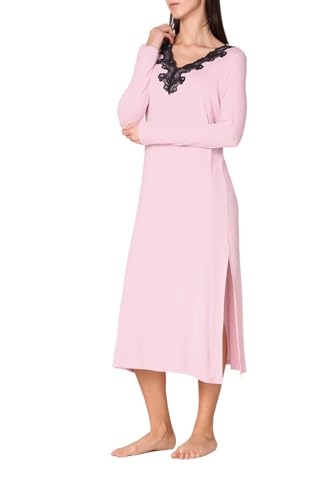 Goldenpoint Sakura Camicia da Notte Lunga Pizzo