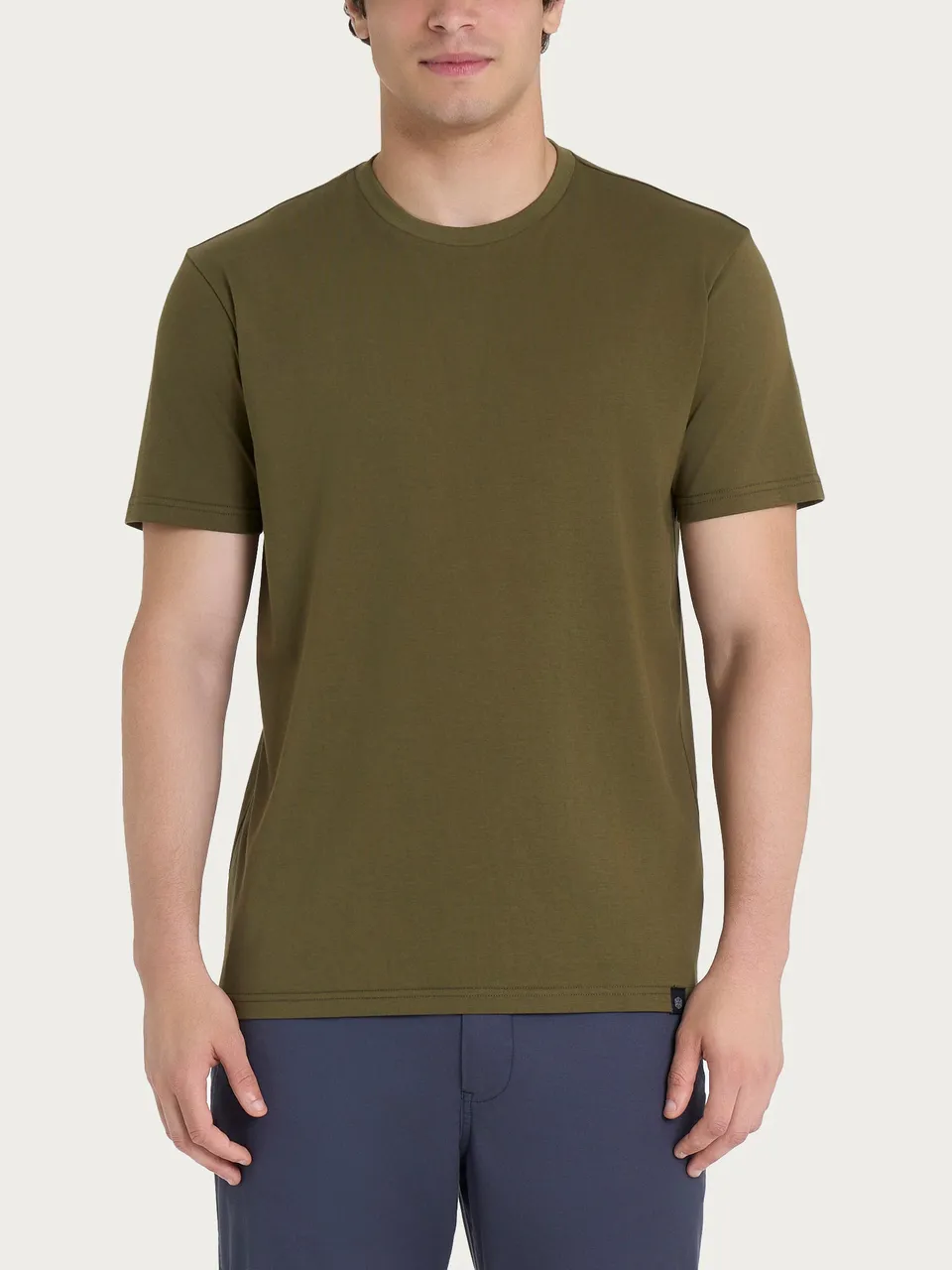 Ragno SL t-shirt girocollo manica corta oliva cotone regular