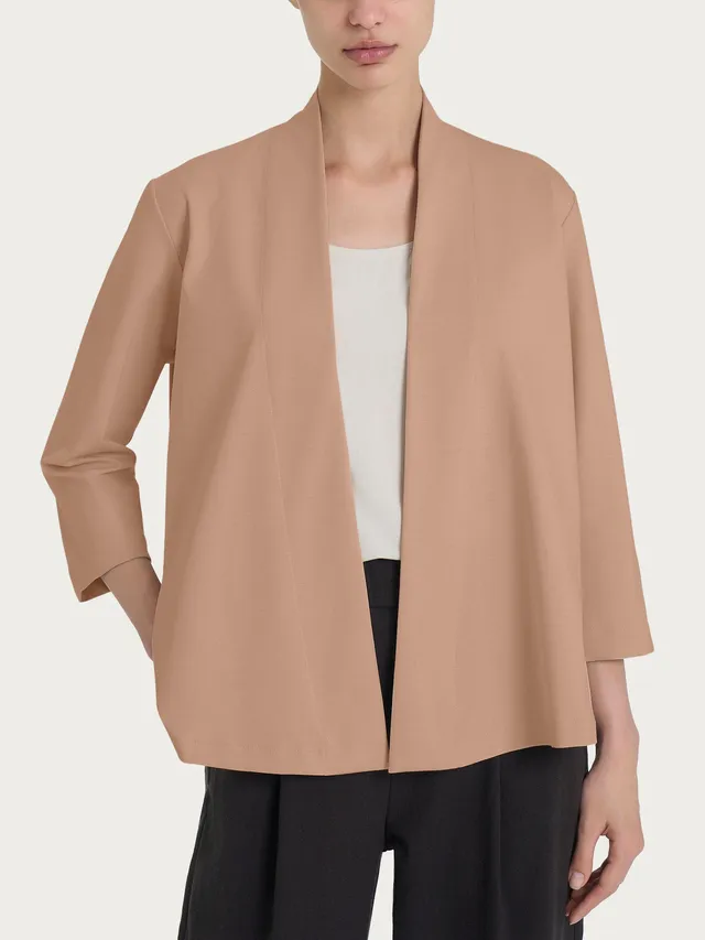 Ragno Compact Light Aperto cardigan donna Warm Taupe leggero