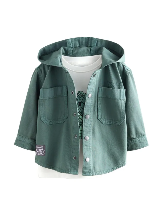 Next completo twill giacca cappuccio bambino 98-104