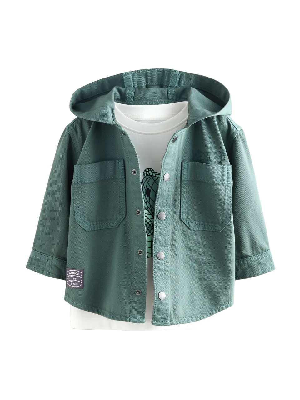 Next completo twill giacca cappuccio bambino 98-104