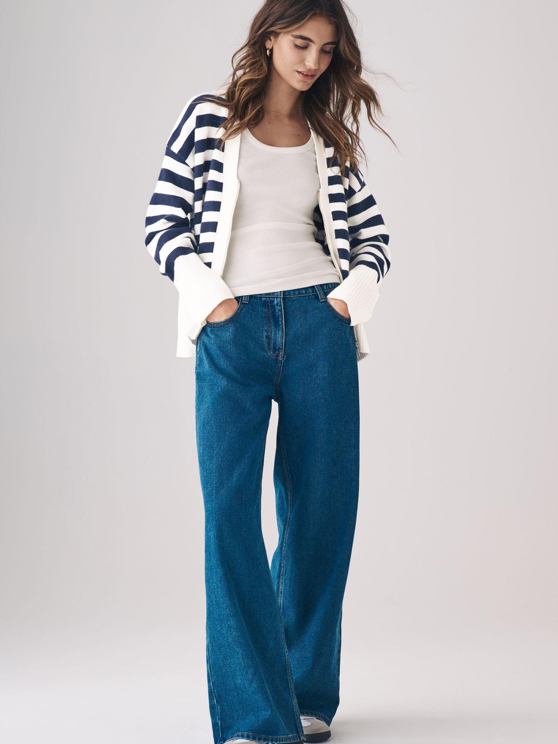 Next The Set cardigan donna 2 pezzi con zip