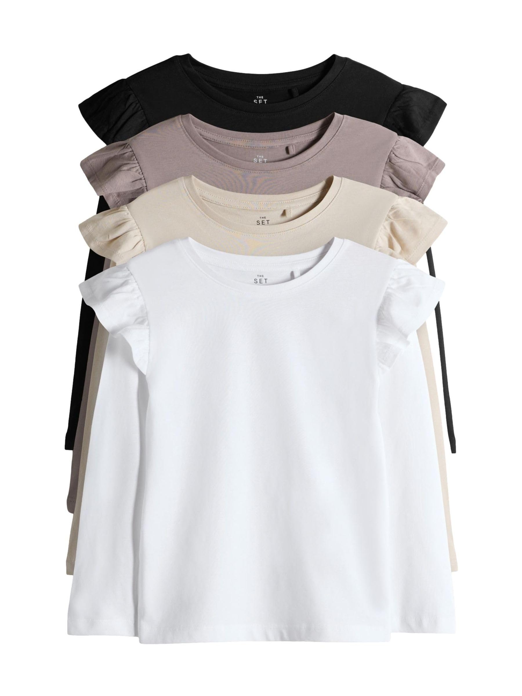 Geo Next The Set t-shirt maniche lunghe bambina 4 pezzi volant