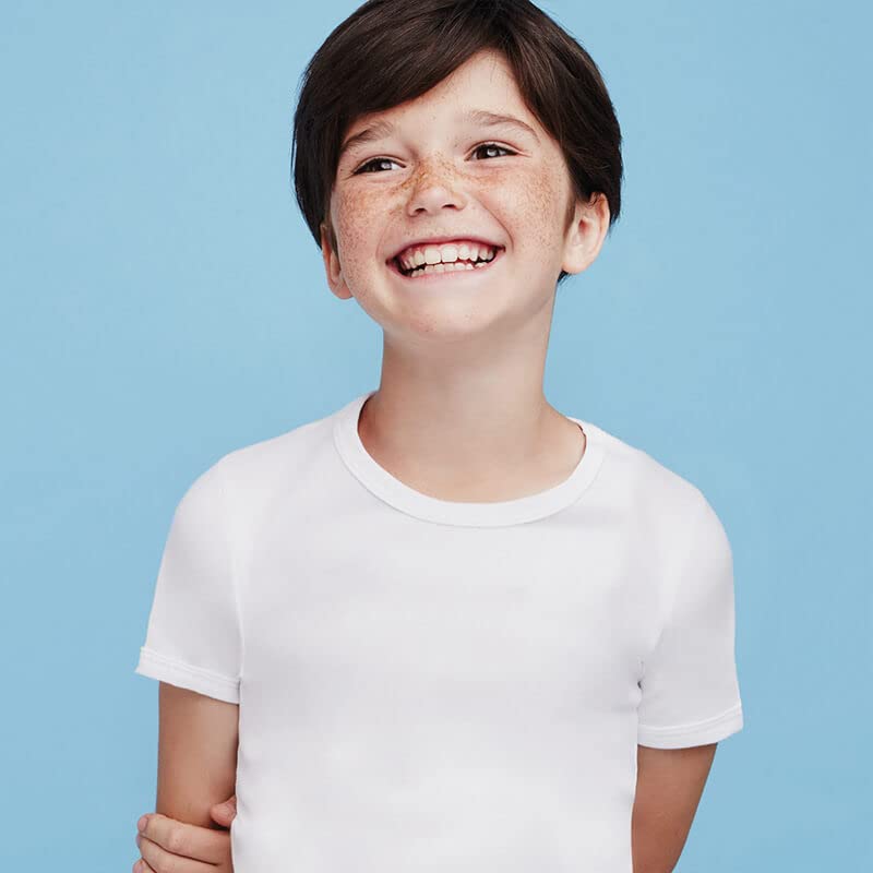 Ellepi 3 magliette bimbo cotone elasticizzato bianco 4 anni