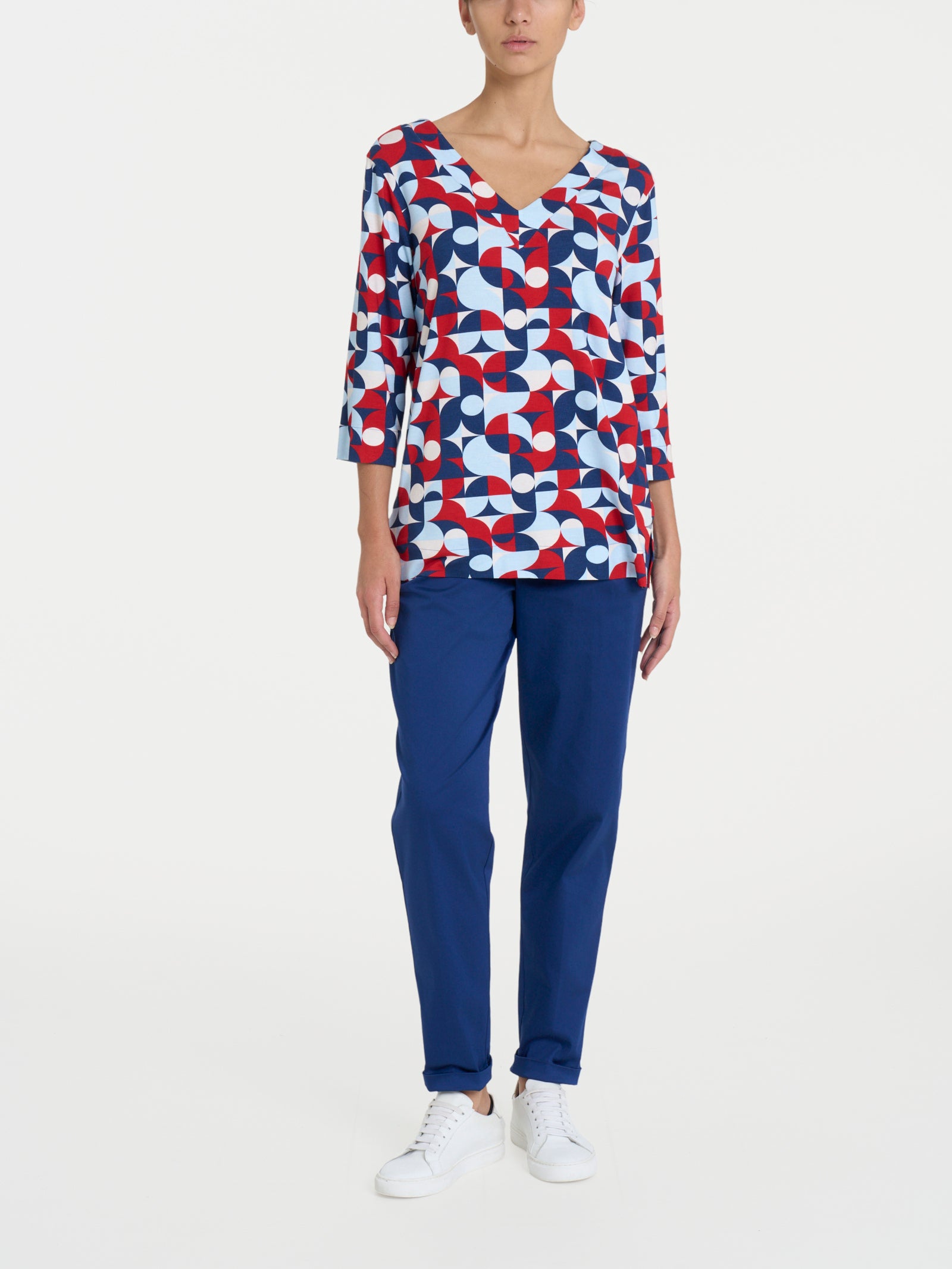 Ragno Viscosa Summer Blusa Scollo V Skyway blusa viscosa