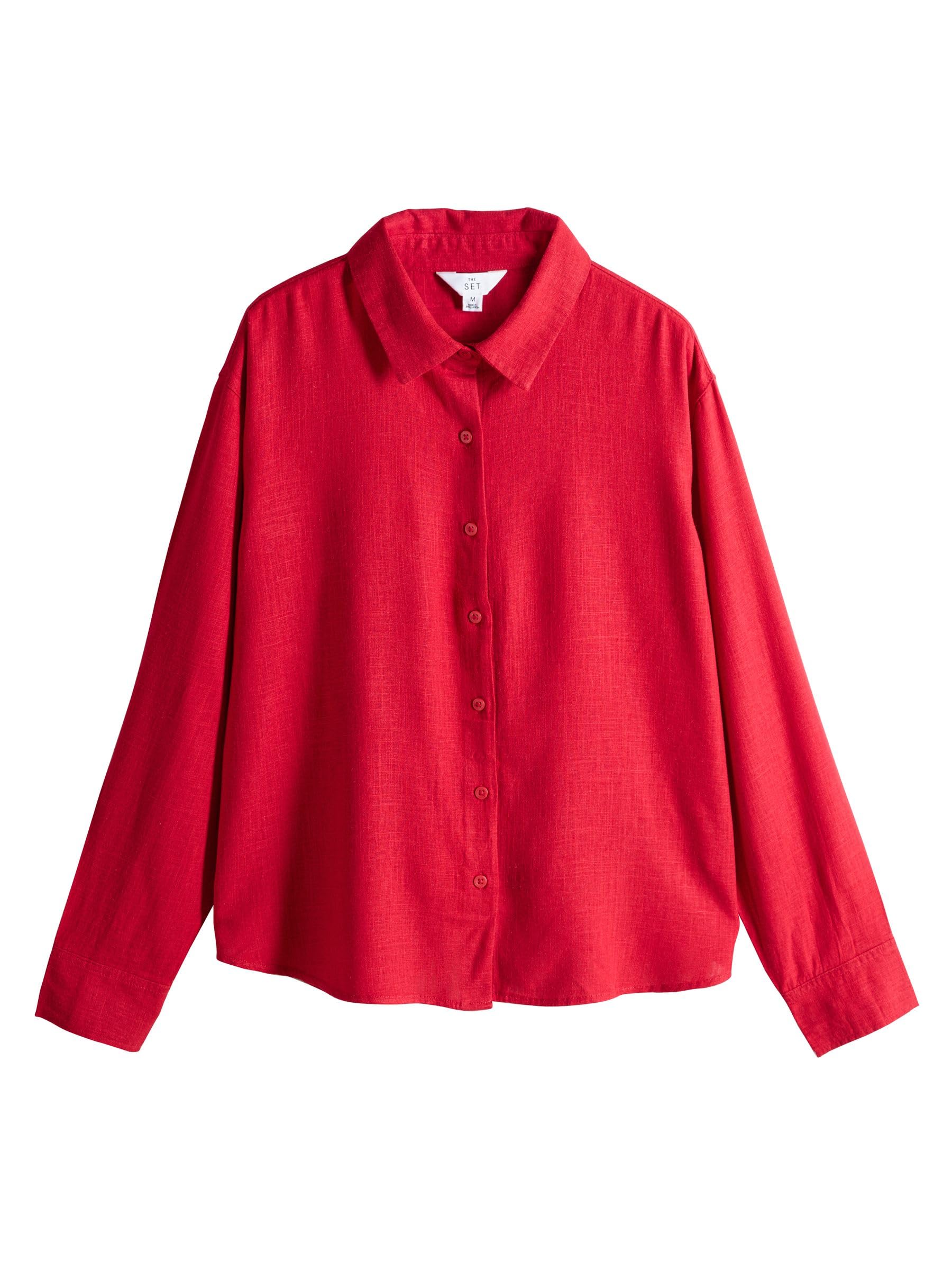 Geo Next The Set camicie lino donna 2 pezzi bottoni