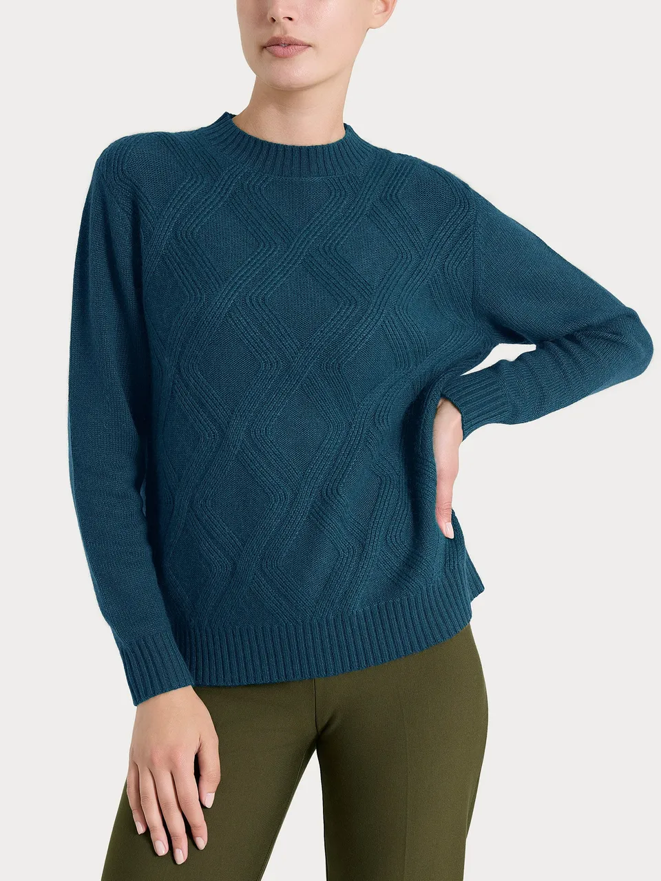 Ragno Natural Soft maglia trecce reflecting pond calda