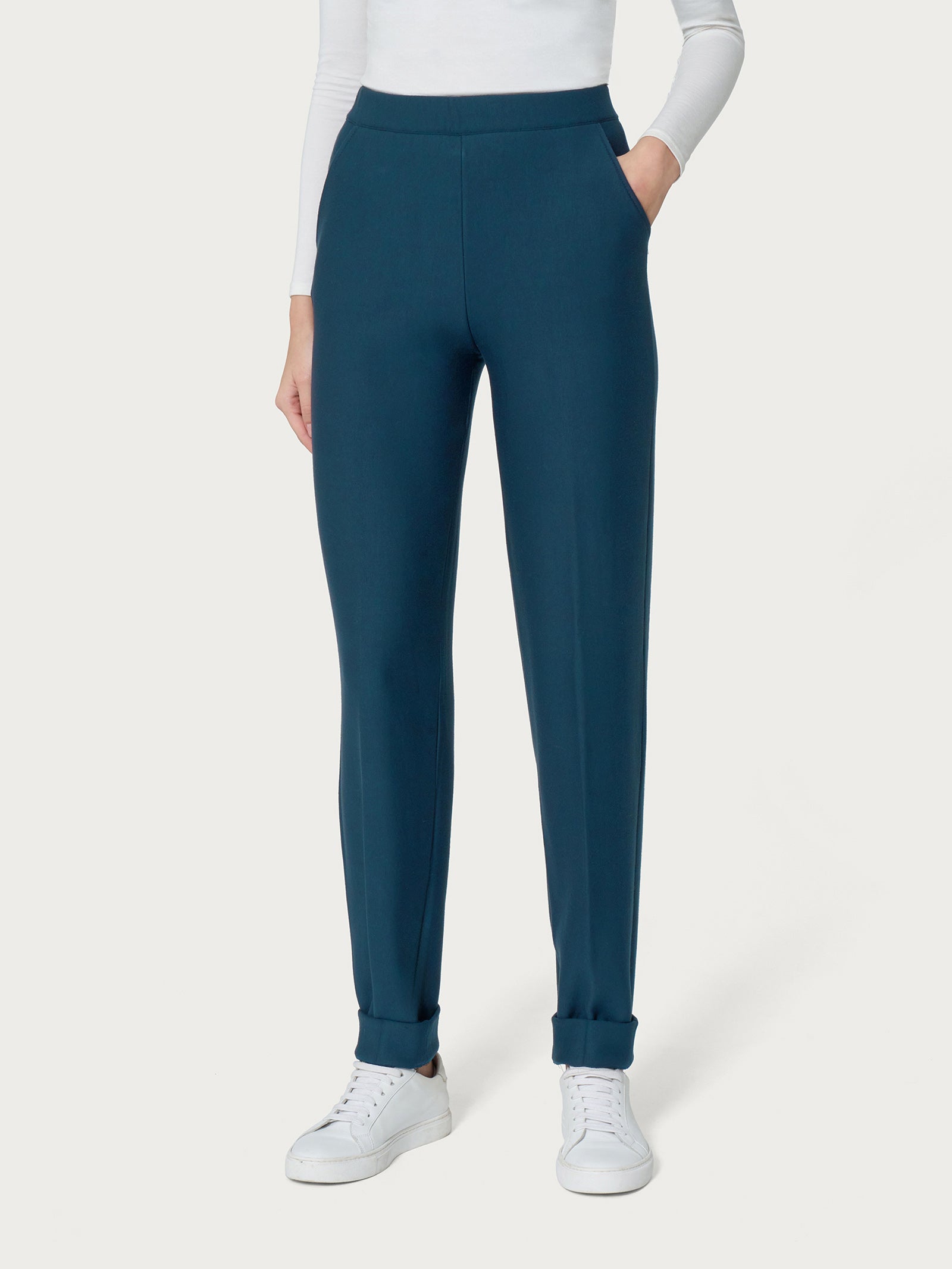 Ragno Eco Techno Fleece Pantalone Chino Blu felpato