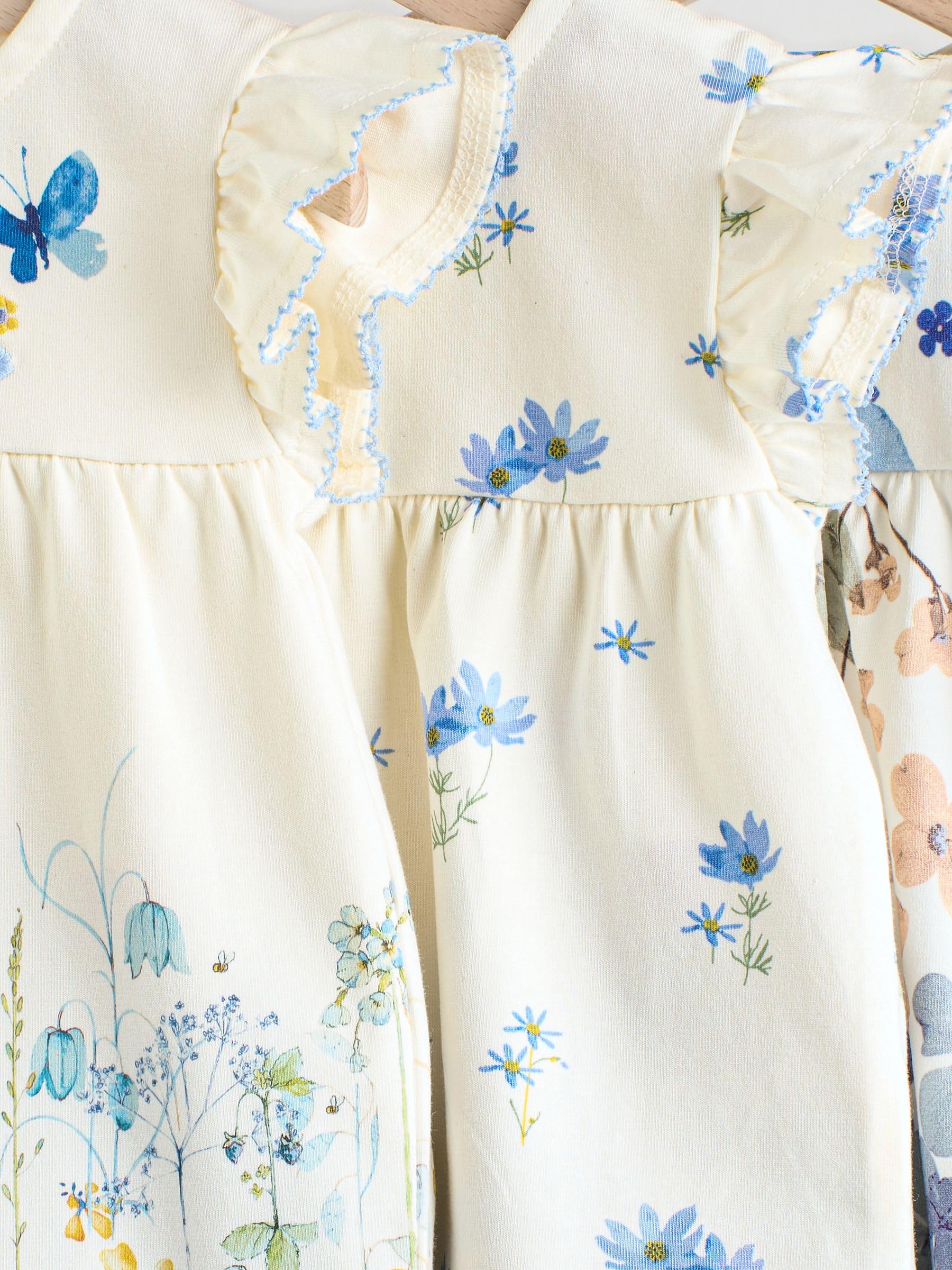 Next magliette con volant e shorts neonata 80-86 6 pezzi