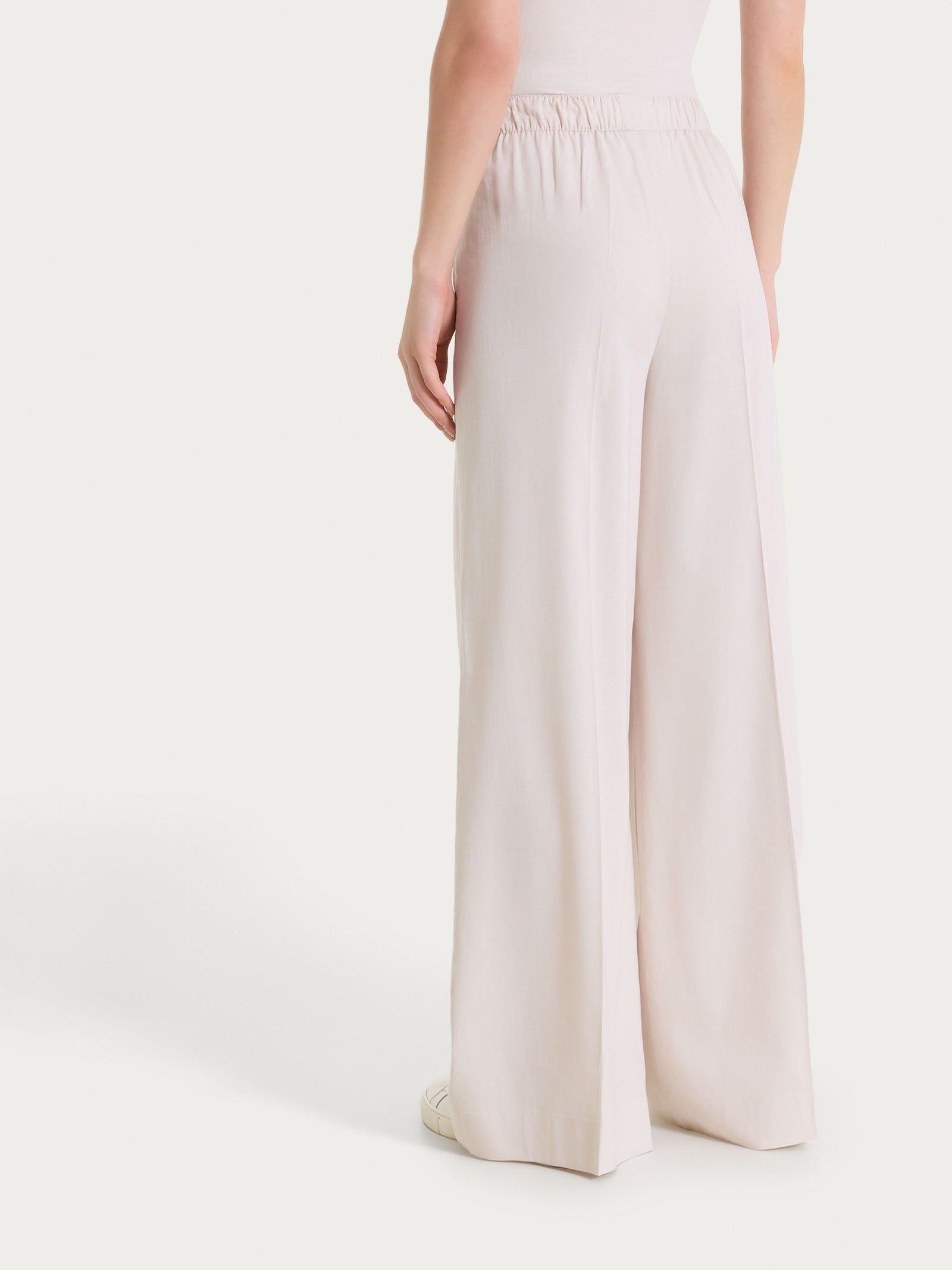 Ragno Super Natural Pantalone Palazzo Champignon tasche pinces