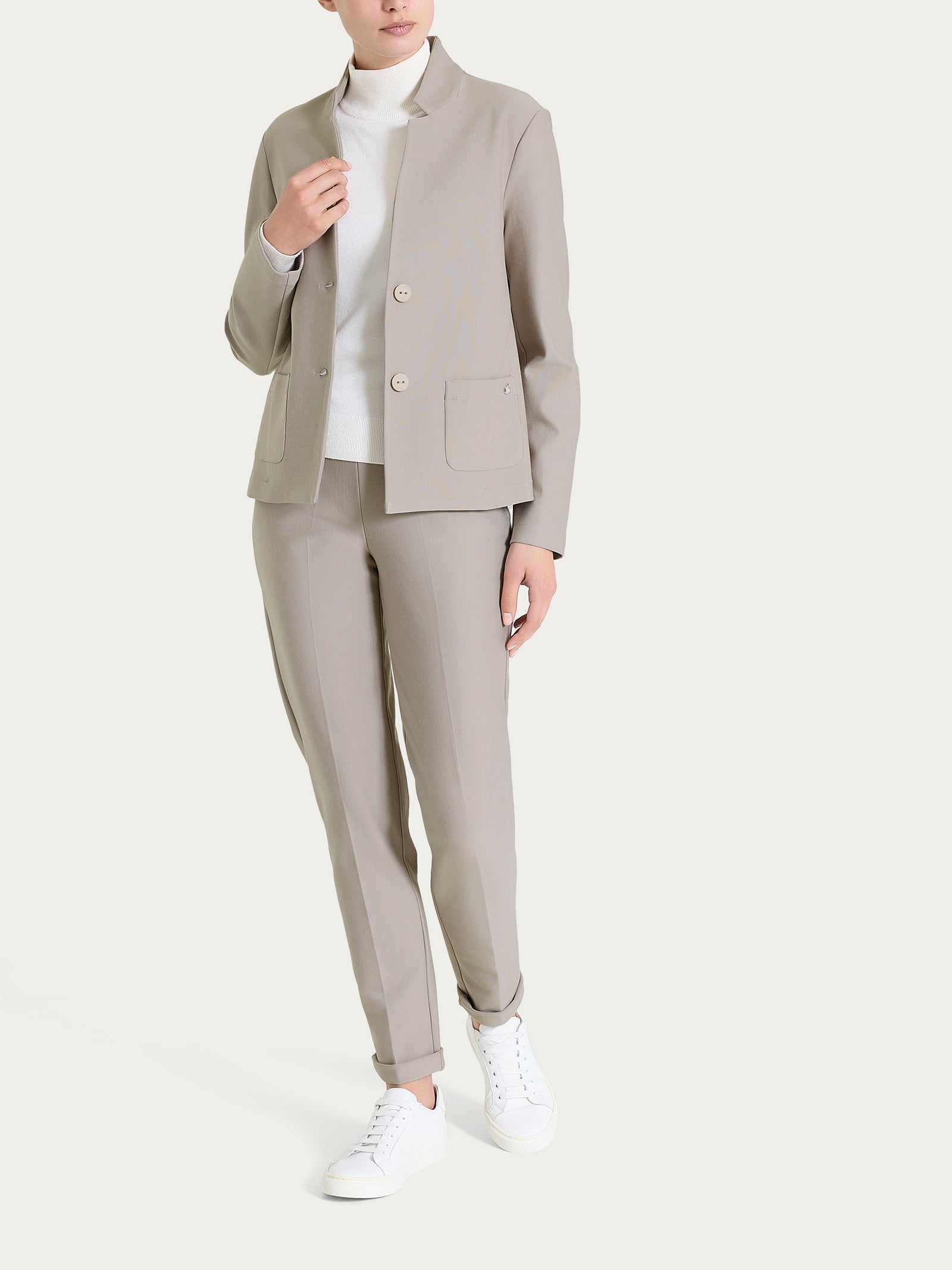 Ragno Compact Blazer Corto Donna String Elasticizzato