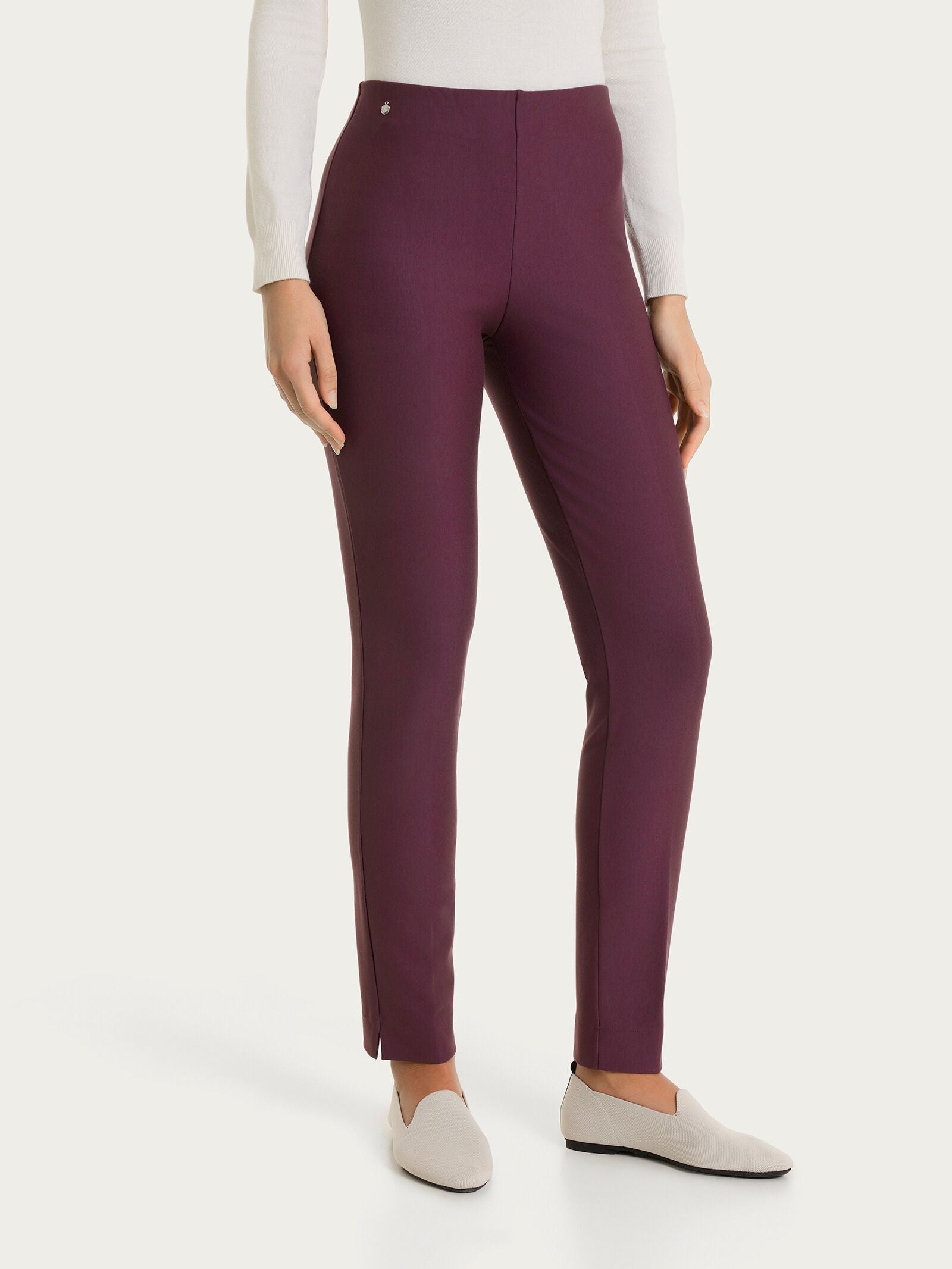 Ragno Compact Sigaretta Pantalone Fig skinny risvolto