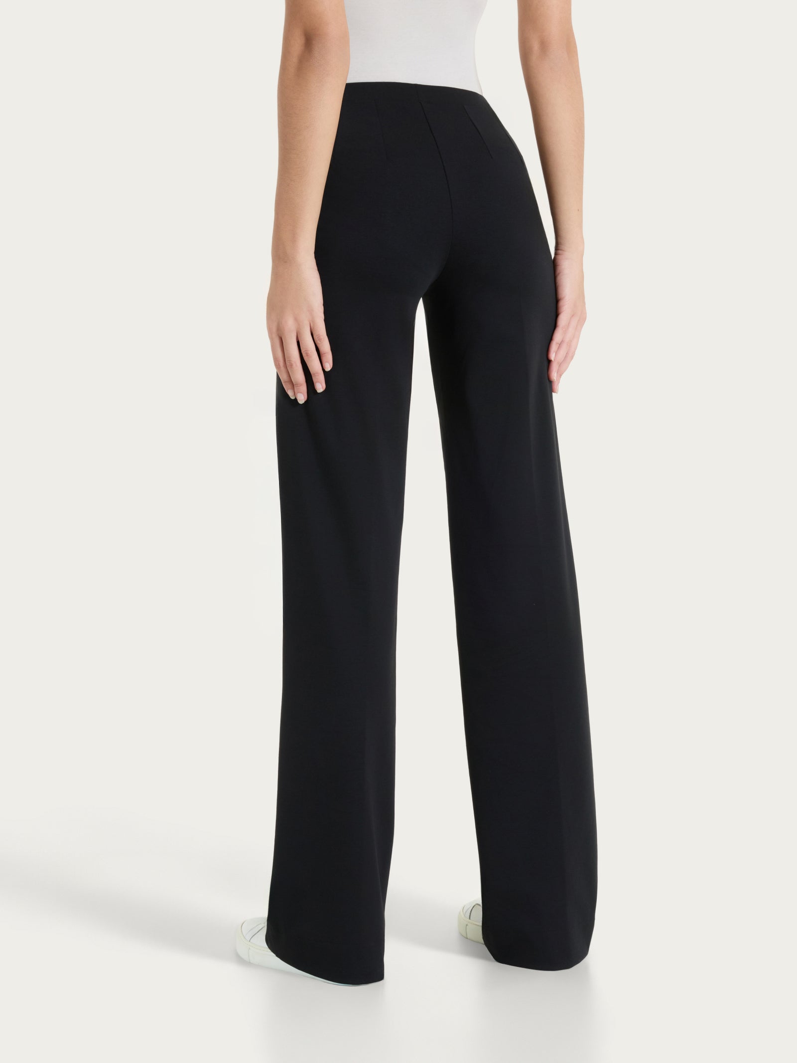 Ragno Compact Light Pantalone Donna Ampio Nero