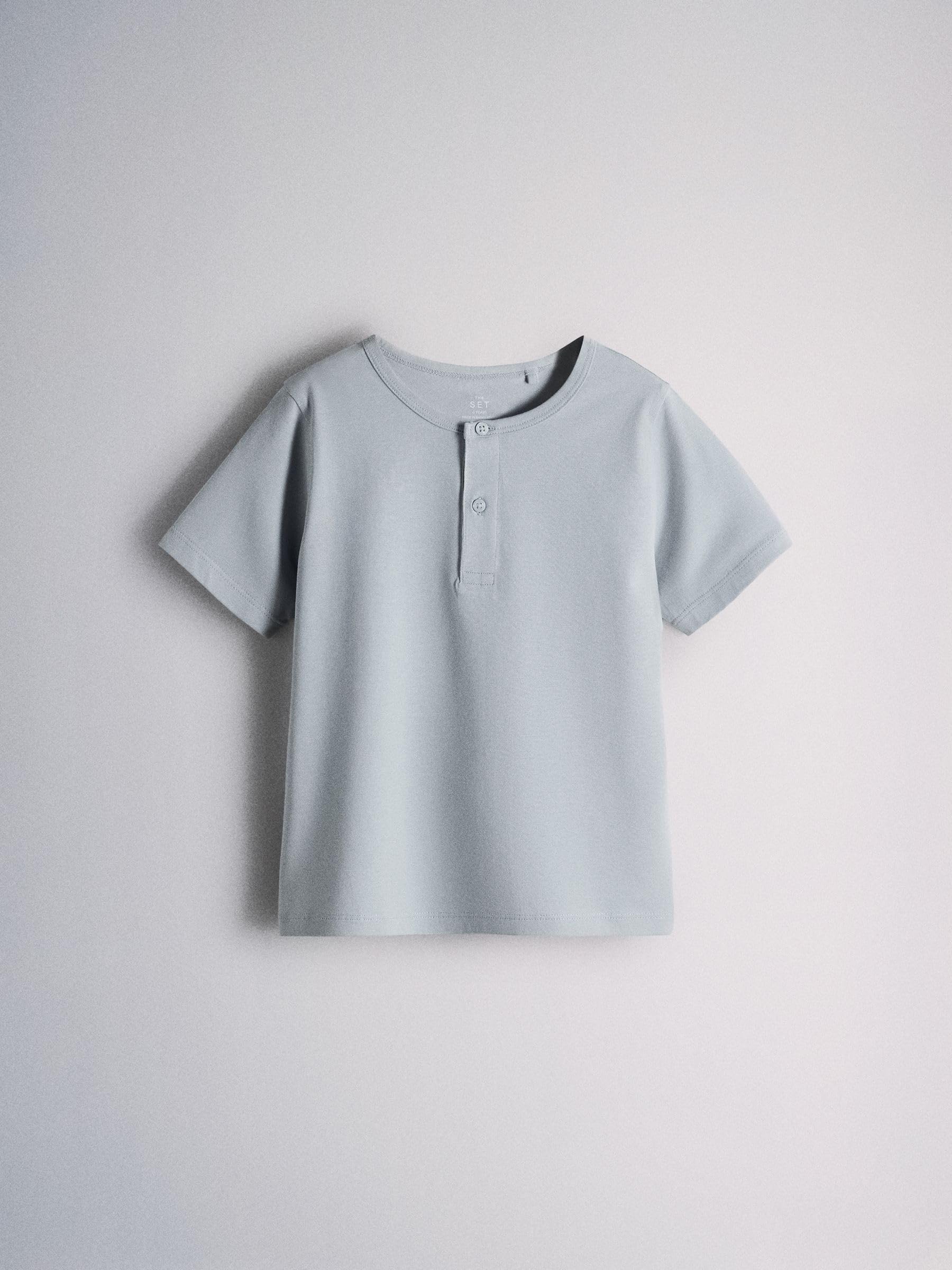 Geo Next The Set T-Shirt Serafino Bambino Cotone Confezione da 4