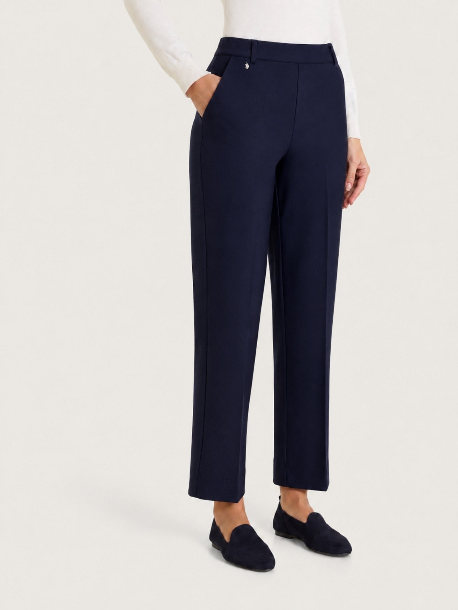 Ragno Compact Pantalone Flare Tasche Punto Milano Persia