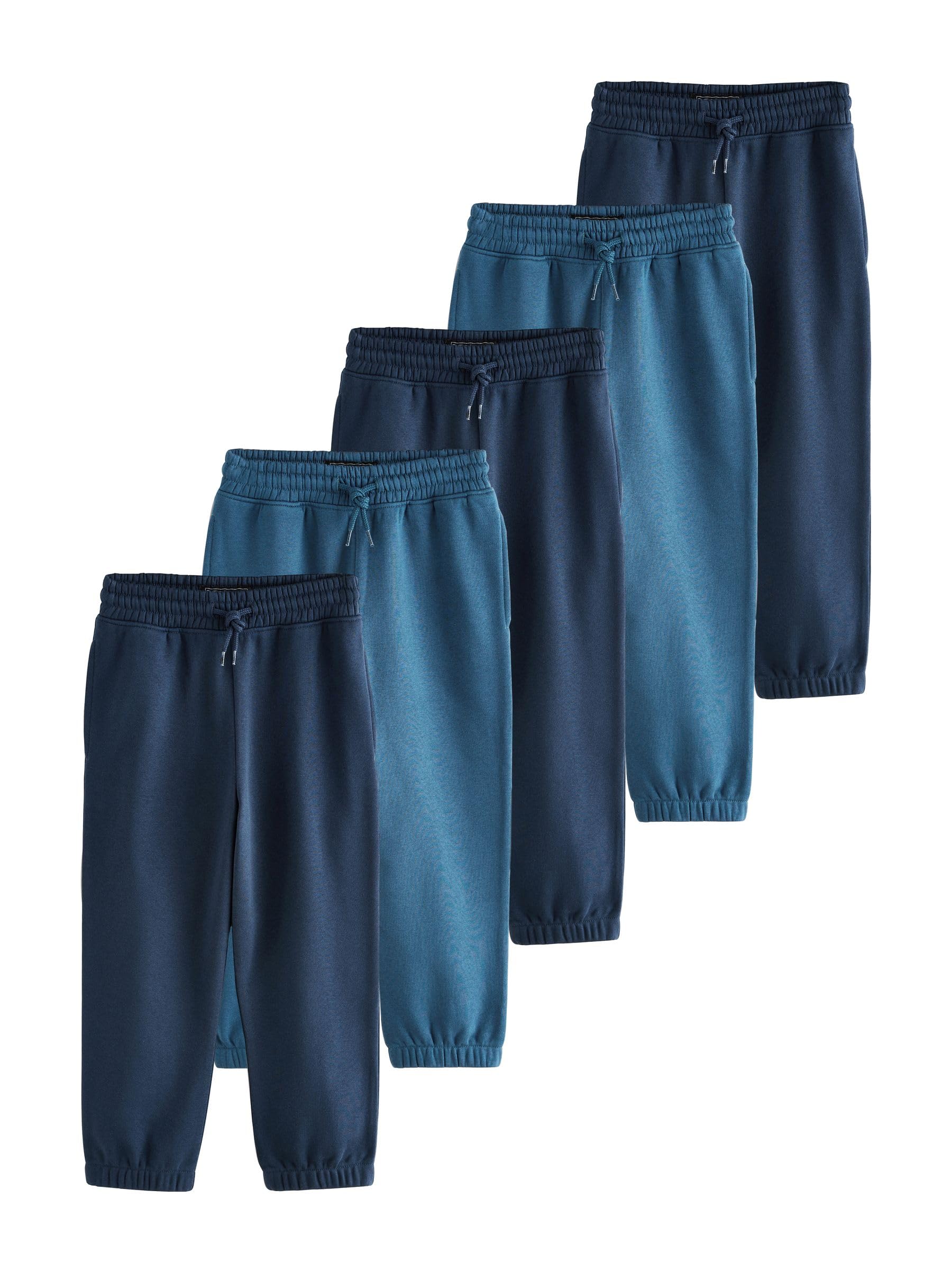 Next Joggers Ragazzo 5 Pezzi Cotone Vestibilità Regular
