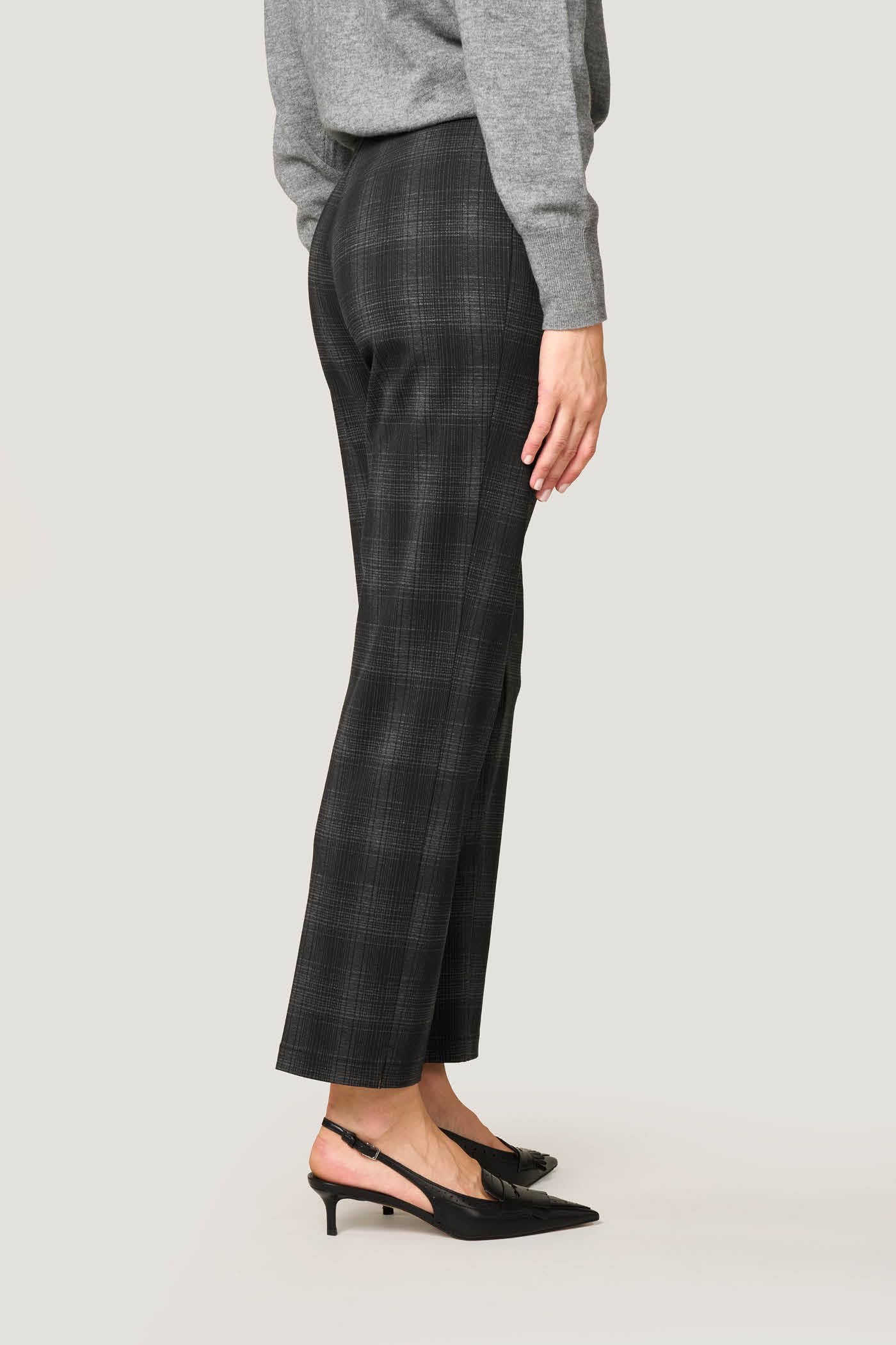 Goldenpoint Straight Pantaloni Donna Fantasia Check