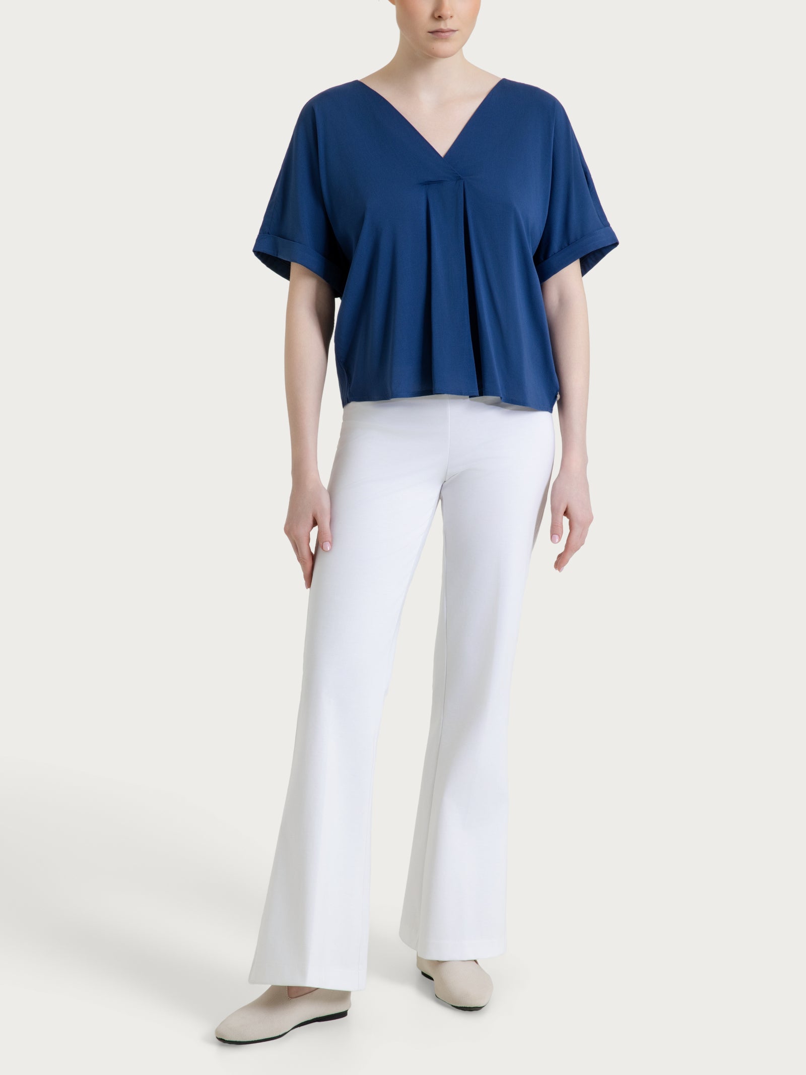 Ragno Blusa Voile Stretch Kimono Donna Oceana