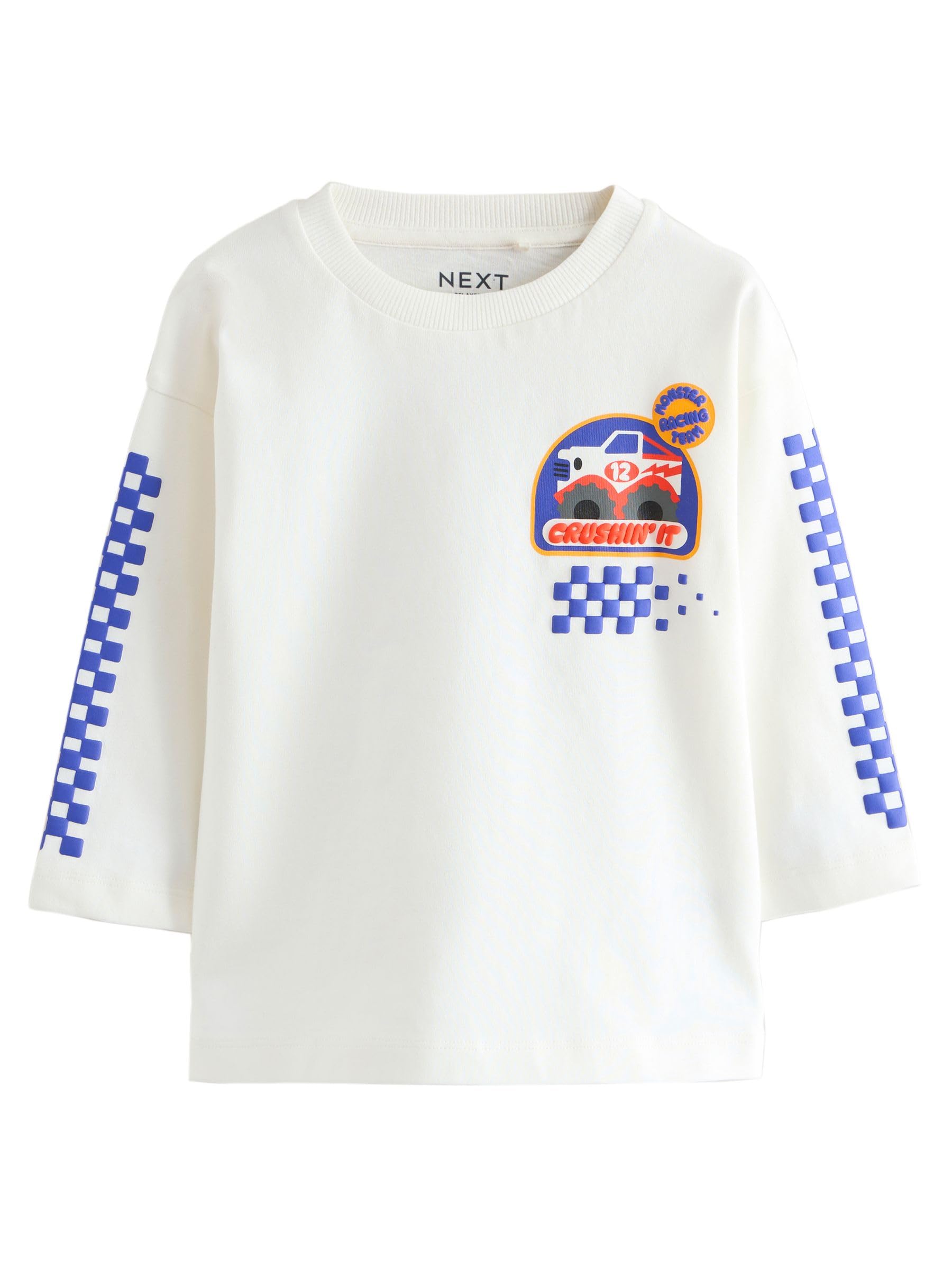 NEXT t-shirt bambino manica lunga 3 pezzi 9-12 mesi cotone