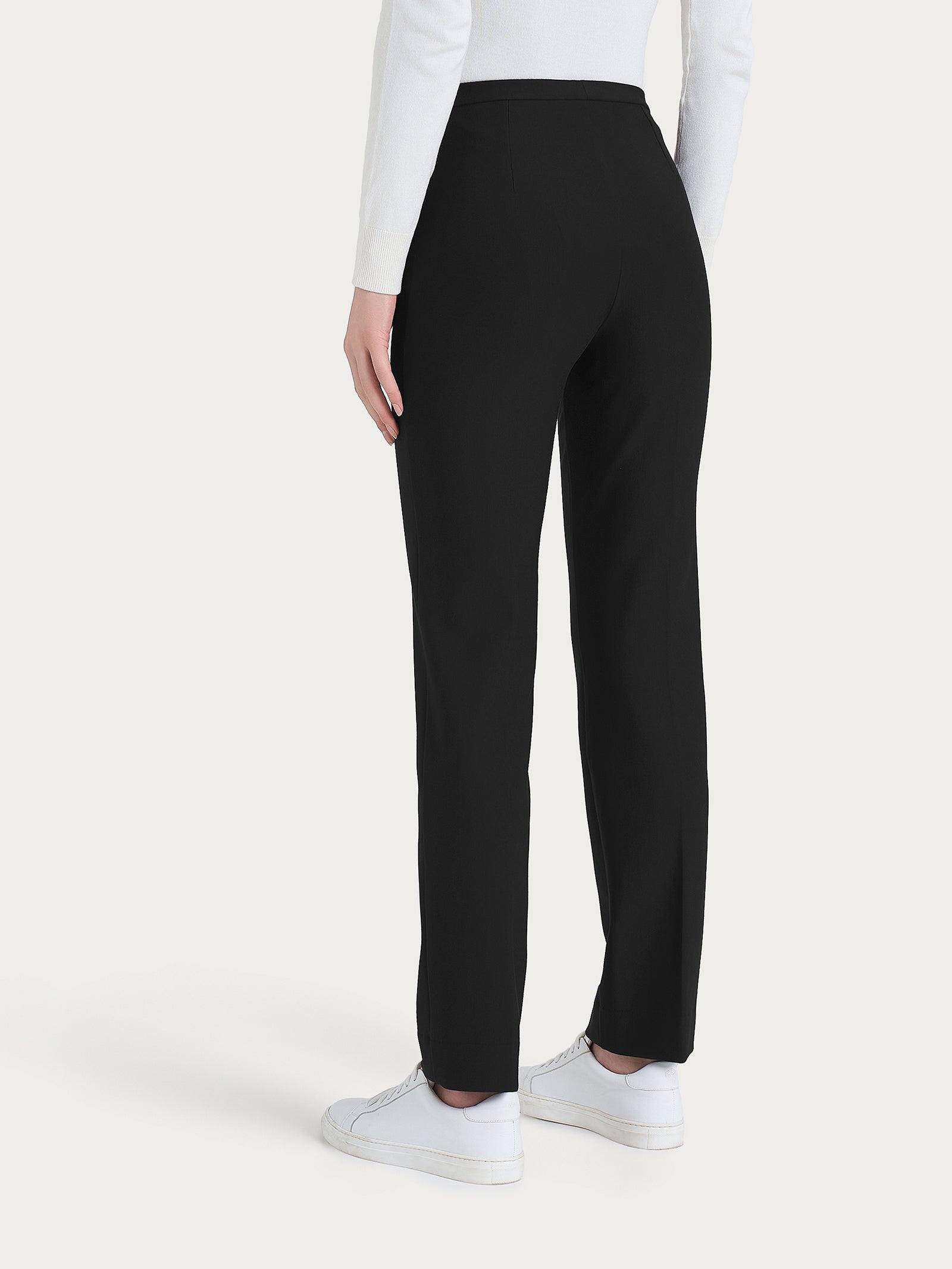 Ragno Compact The Straight Leg pantalone nero modellante