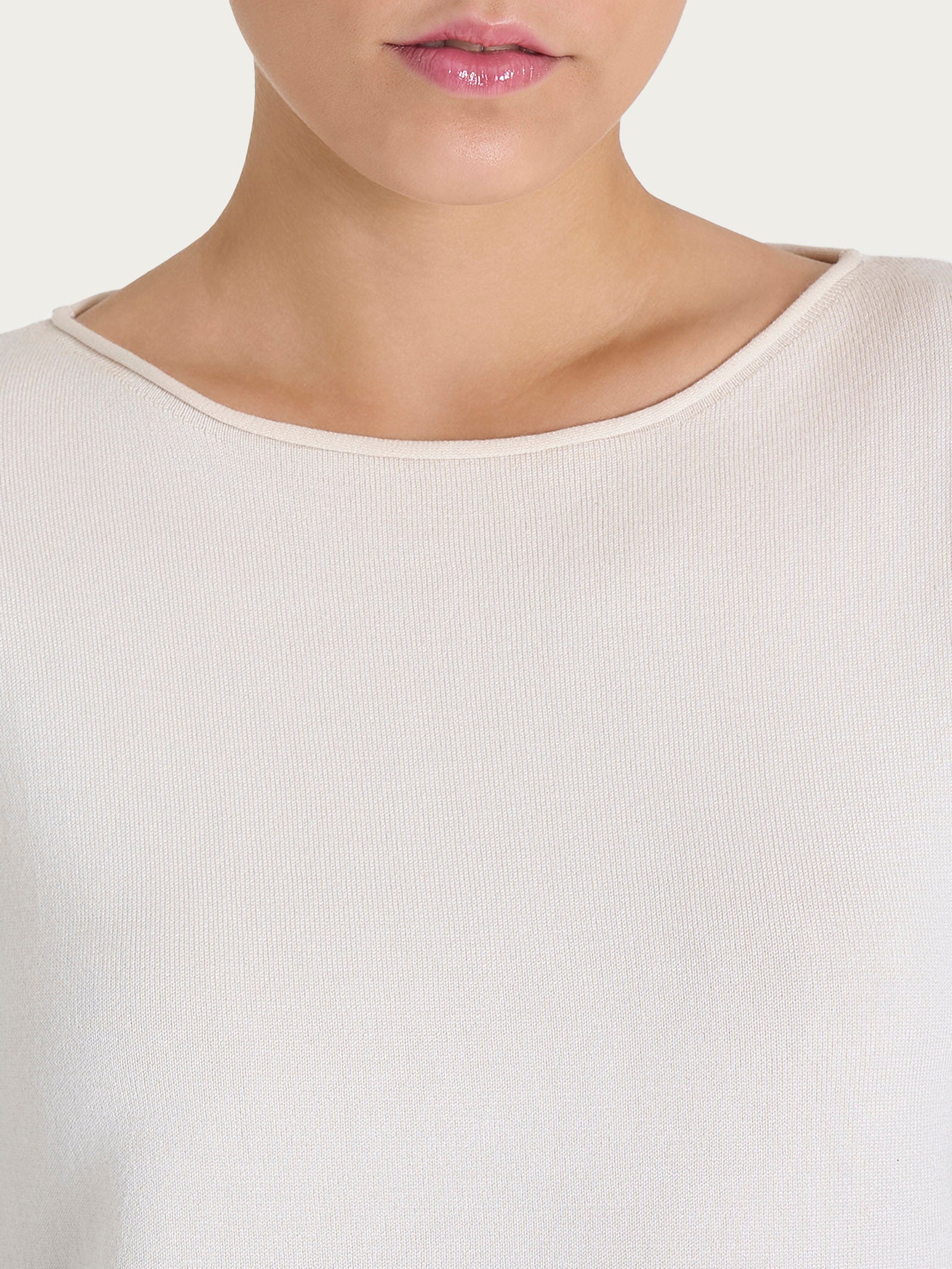 Ragno Four Seasons maglia barchetta donna champignon viscosa