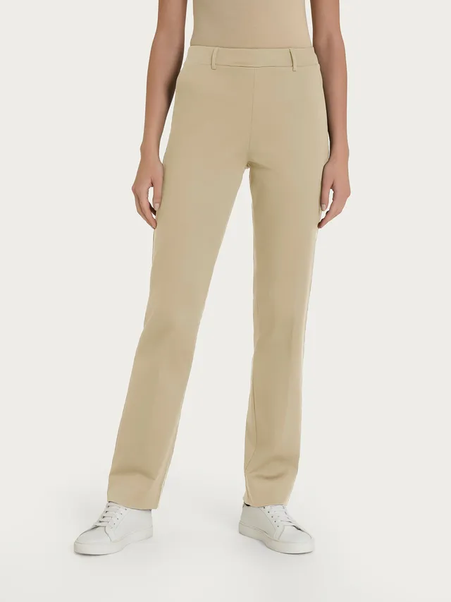 Ragno Satin Power The Straight Leg pantalone Irish Cream cotone