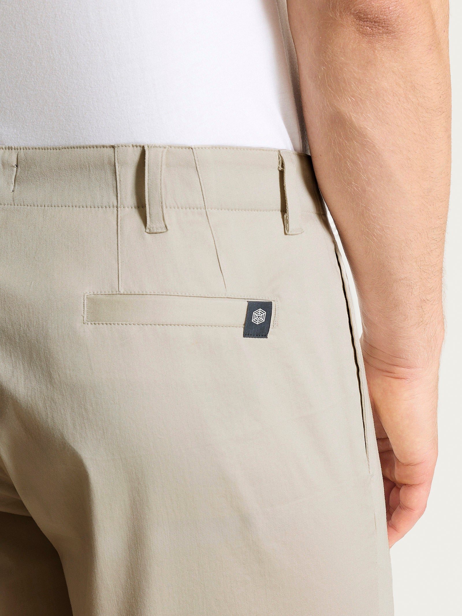 Ragno Satin Power bermuda uomo Crockery cotone elasticizzato
