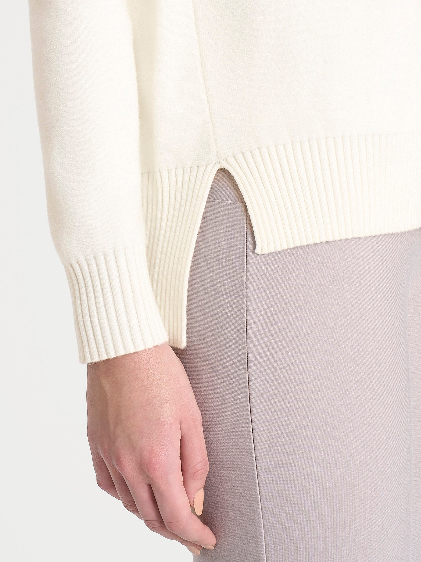 Ragno Super Soft dolcevita asimmetrico Orchid