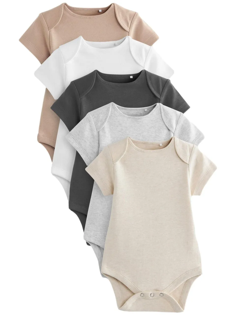 Next Body Neonato Manica Corta 62-68 Cotone 5 Pezzi