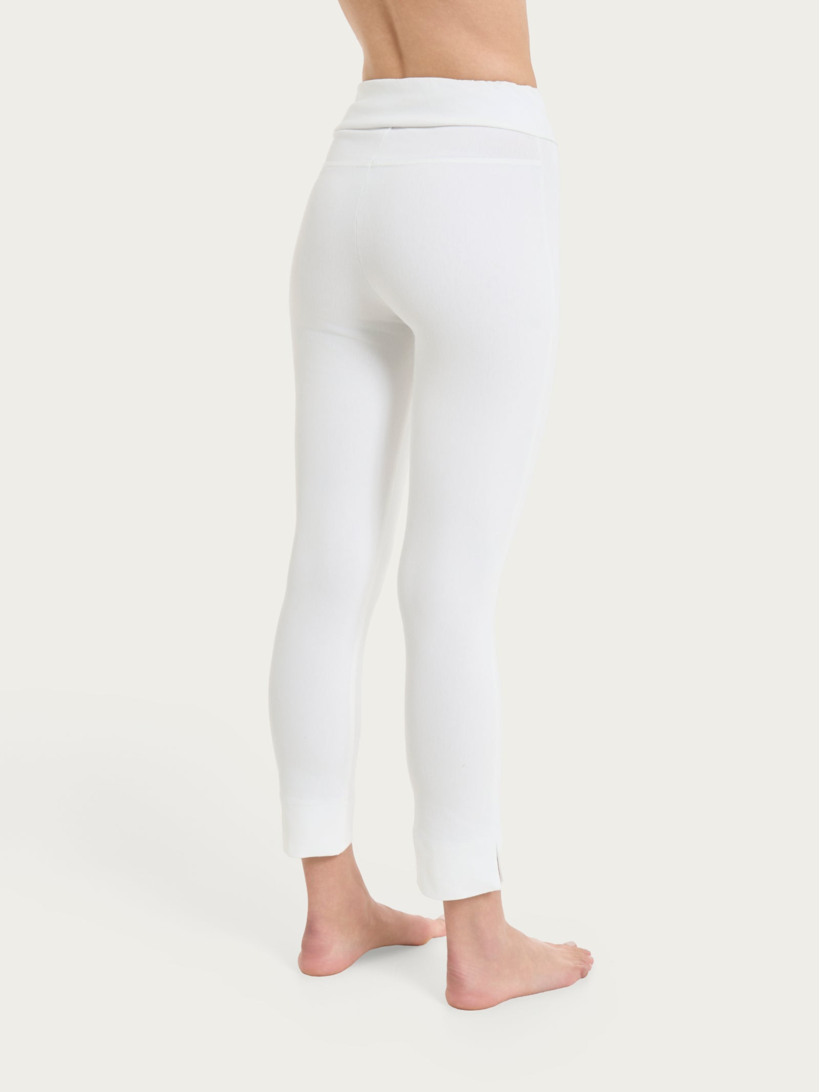 Ragno beYOUtiful leggings capri denim Bianco donna