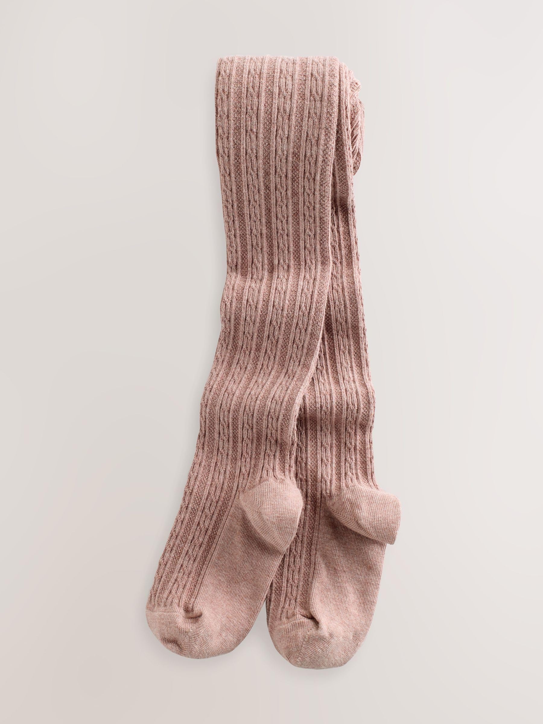 Next collant bambina trecce misto cotone 3 pezzi morbidi
