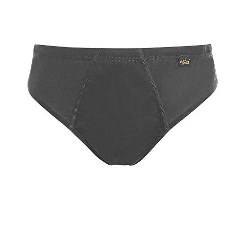 Lady C 1500 slip uomo S antracite 6 pezzi cotone