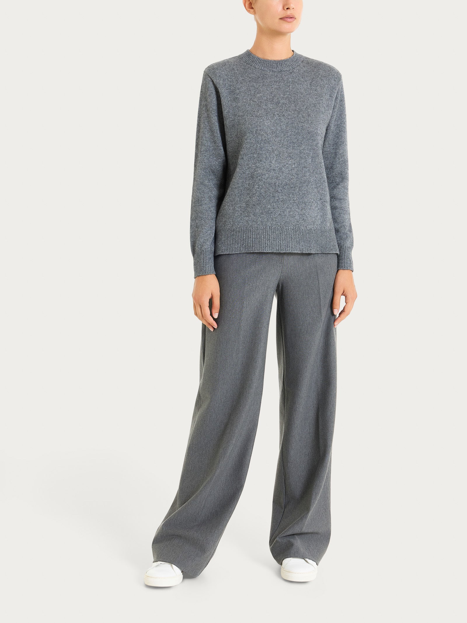 Ragno Natural Soft Maglia girocollo boxy Ferro Mel.