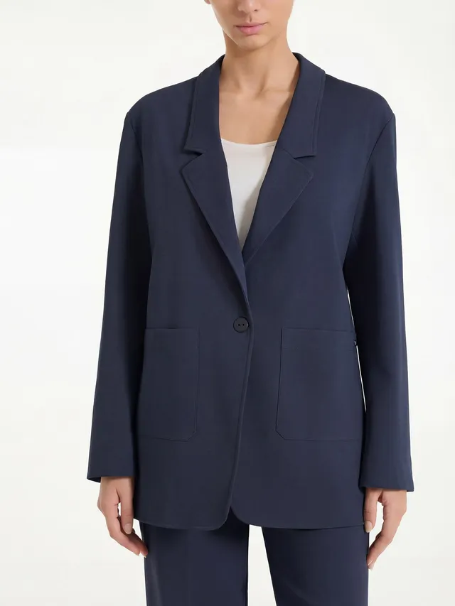 Ragno Compact Light blazer destrutturato Bleu un bottone