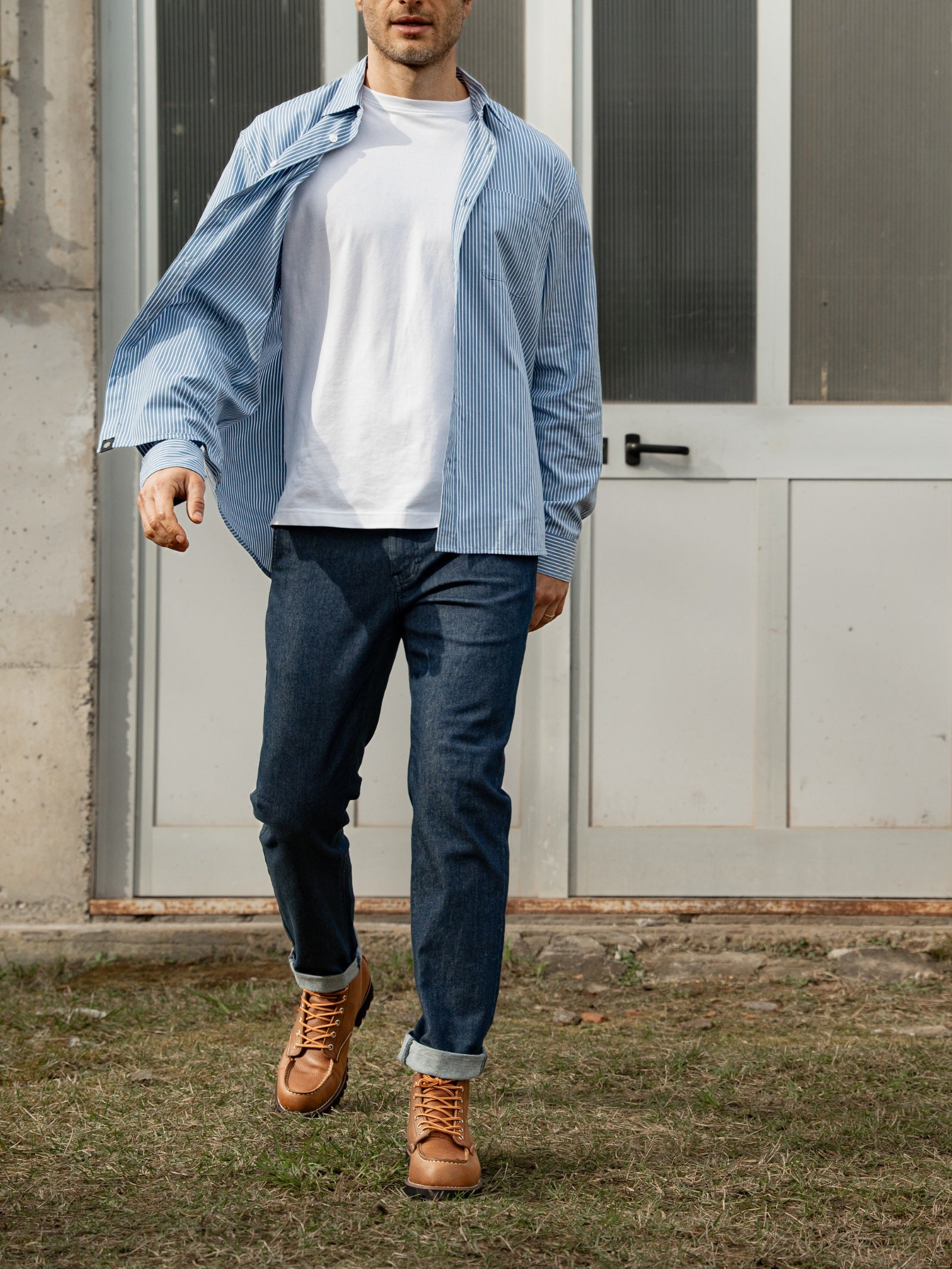 Ragno Eco Cotton Maglietta Girocollo Bianco Piquet Uomo