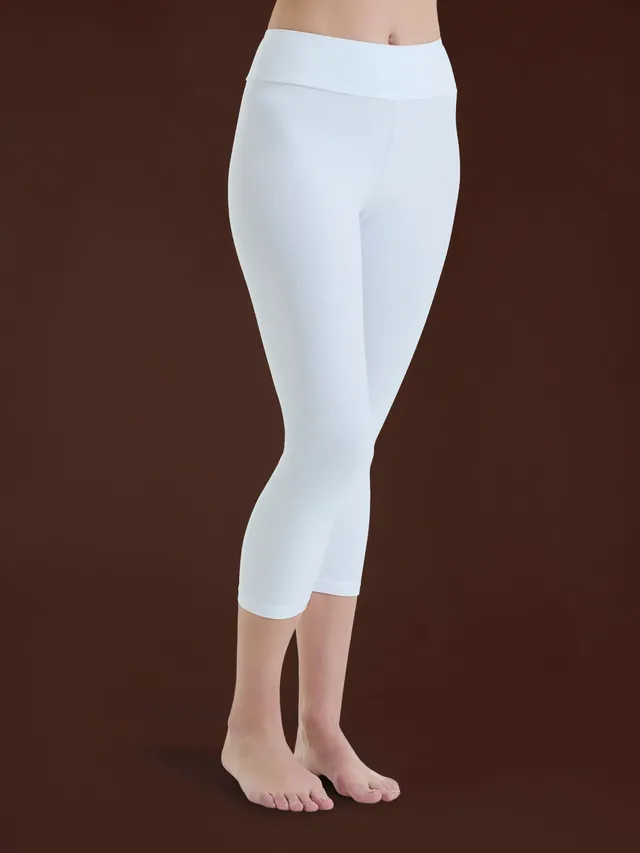 Ragno beYOUtiful Leggings Pinocchietto Bianco cotone