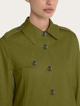 Ragno Satin Power WR Trench leggero verde cotone