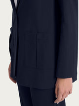 Ragno Super Natural Deconstructed Blazer giacca blu